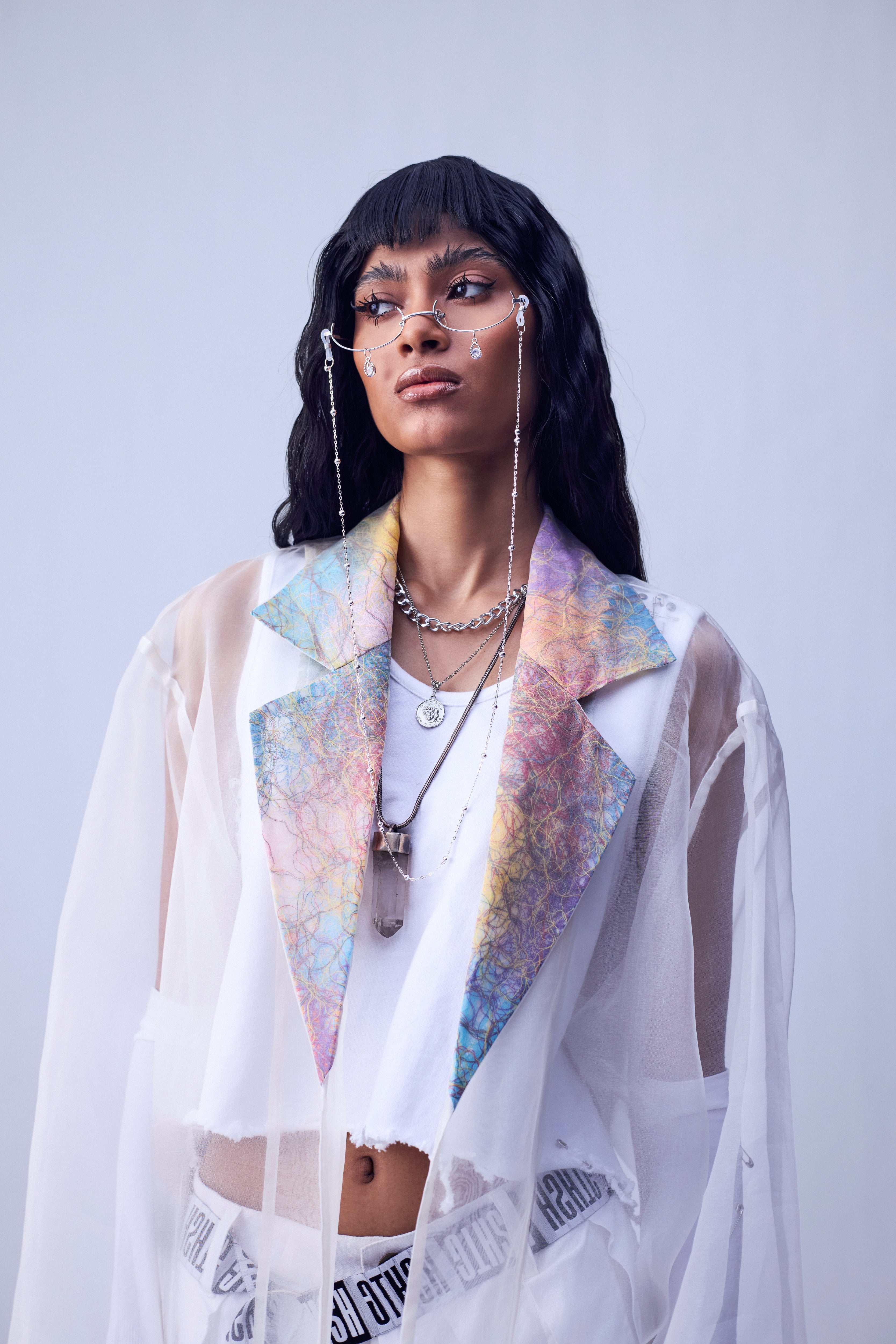 SHEER BLAZER