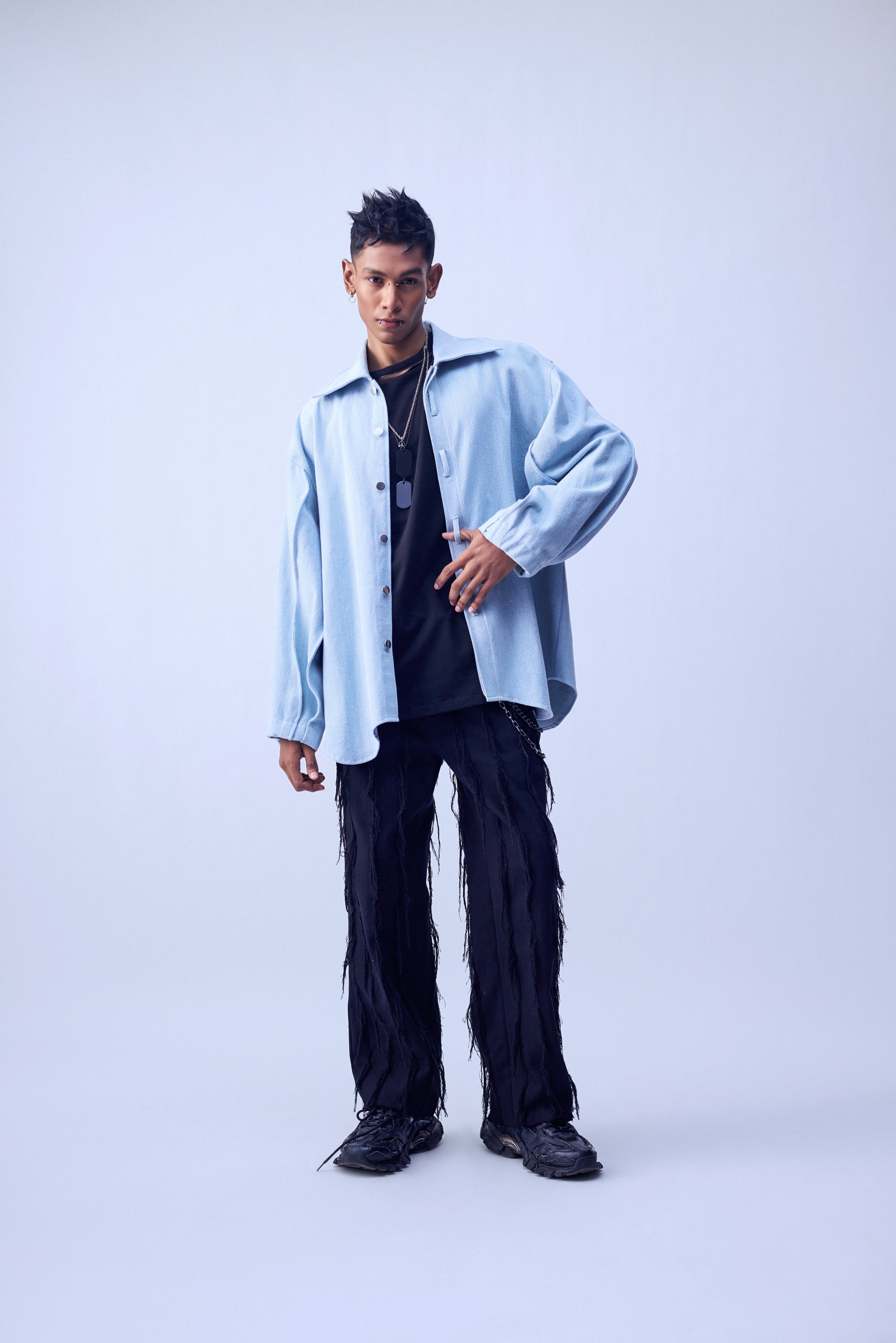 WAVY DENIM JACKET