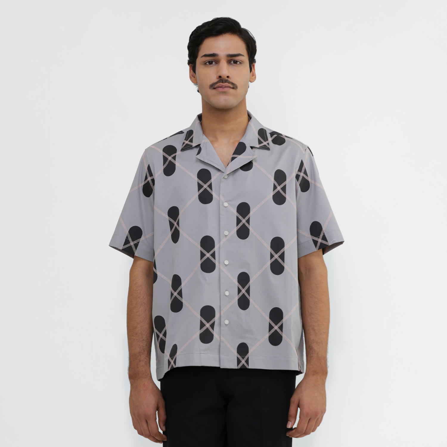 DNA Argyle Shirt - Grey