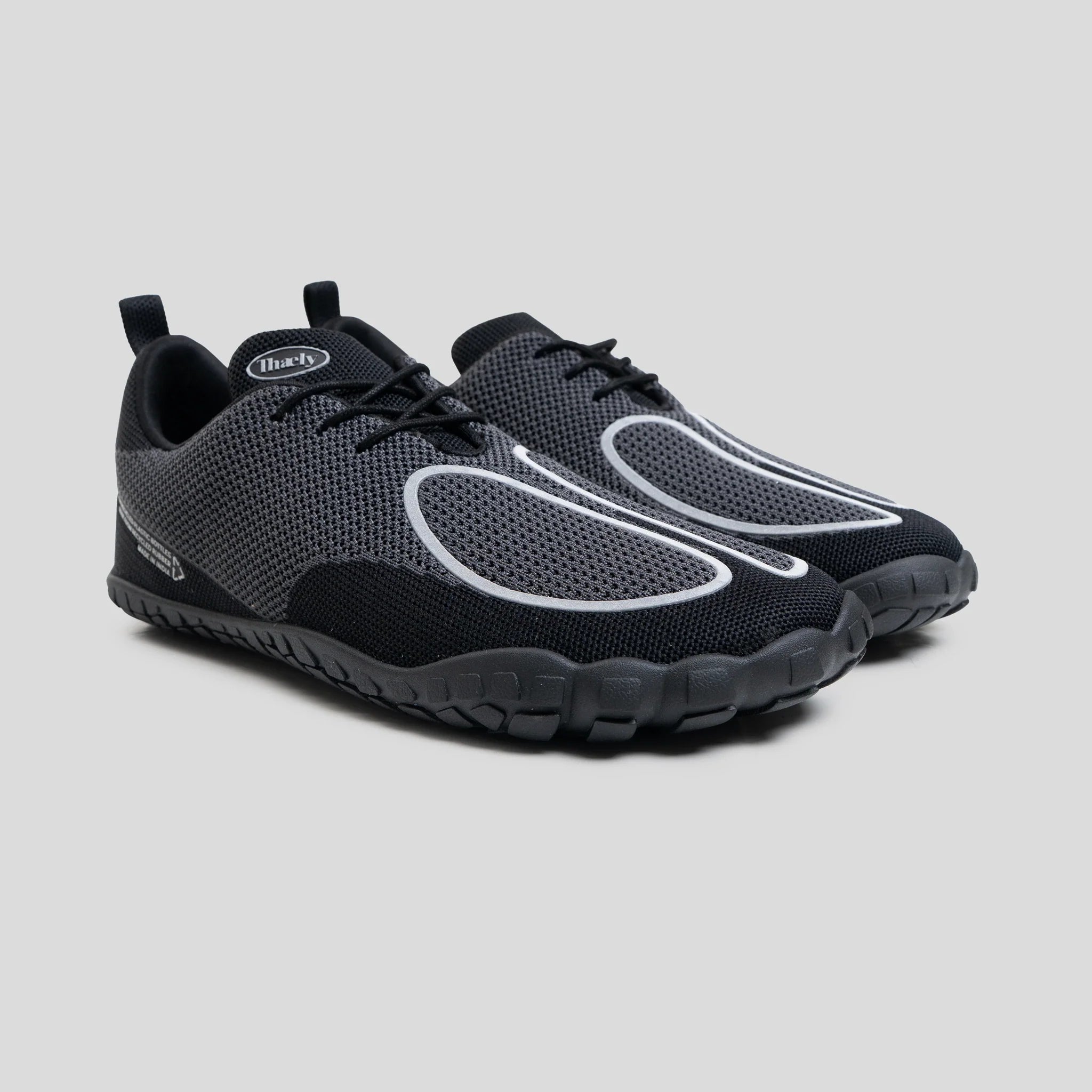 Tech Tabi Carbon Grey | Barefoot Running Shoes