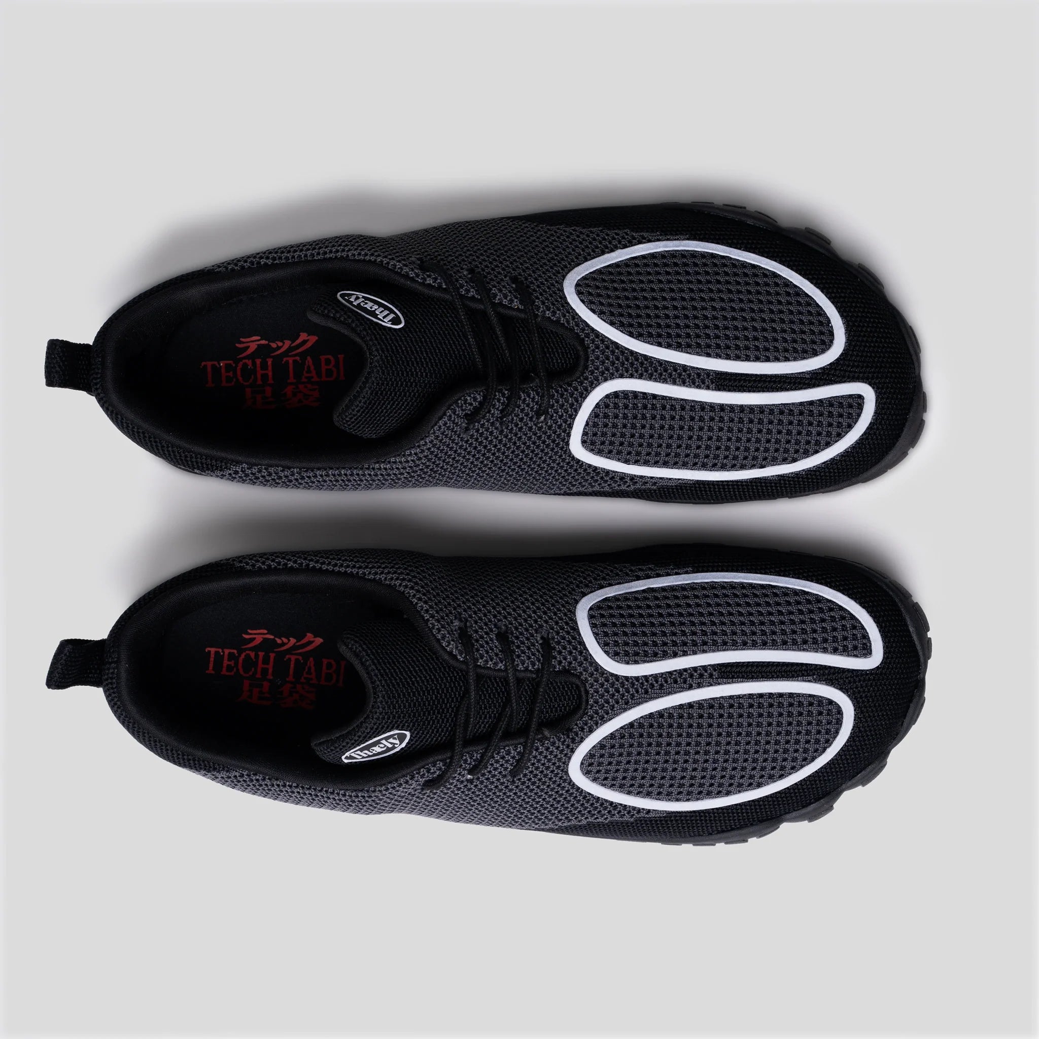 Tech Tabi Carbon Grey | Barefoot Running Shoes