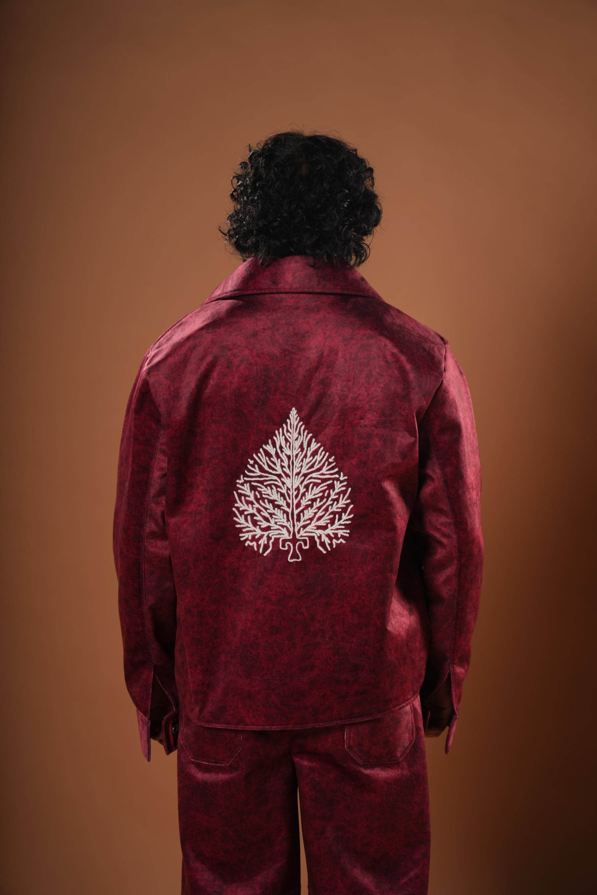 Suede Beaded Jacket - resaclothing