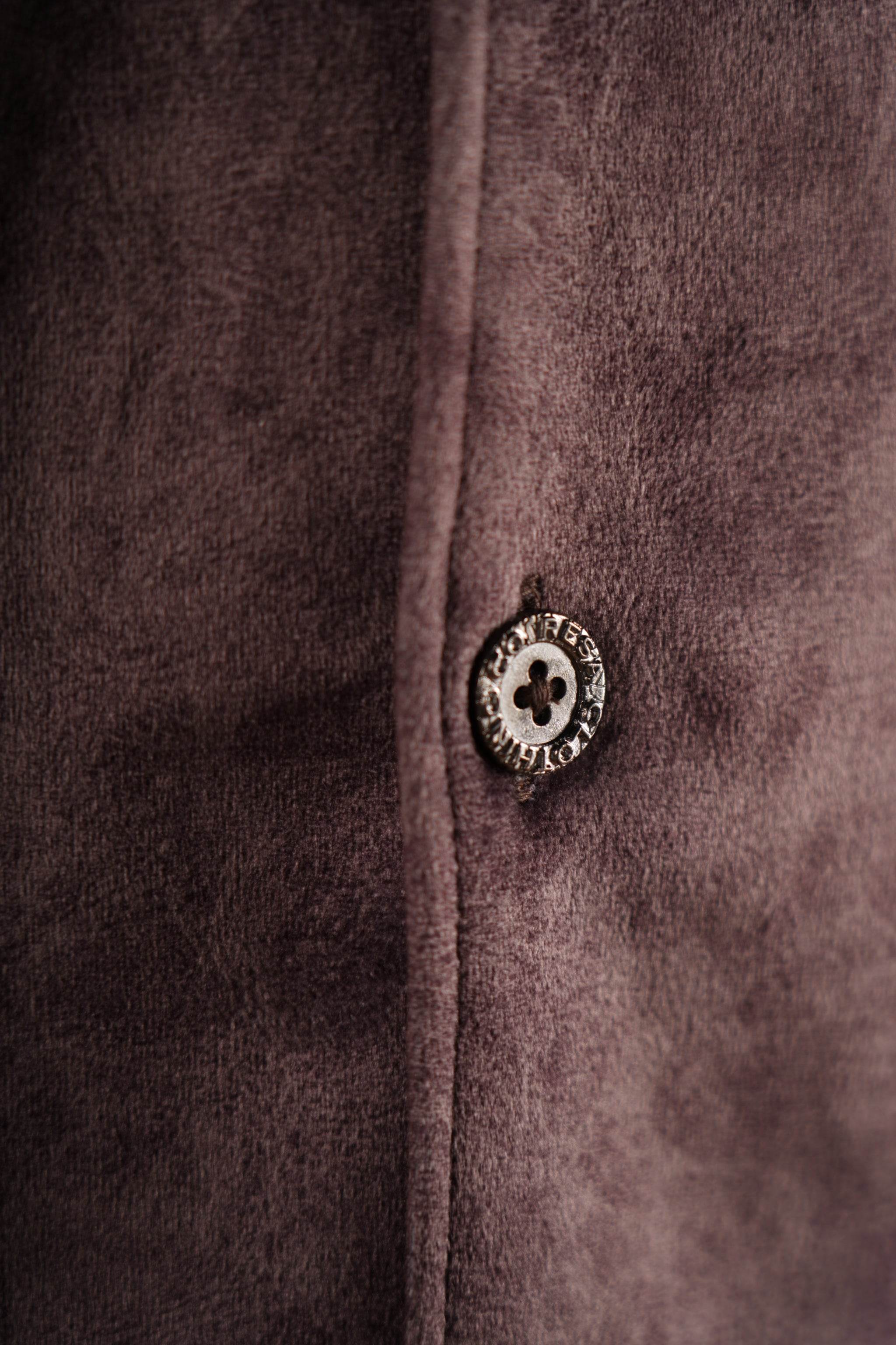Suede Bowling Shirt - resaclothing