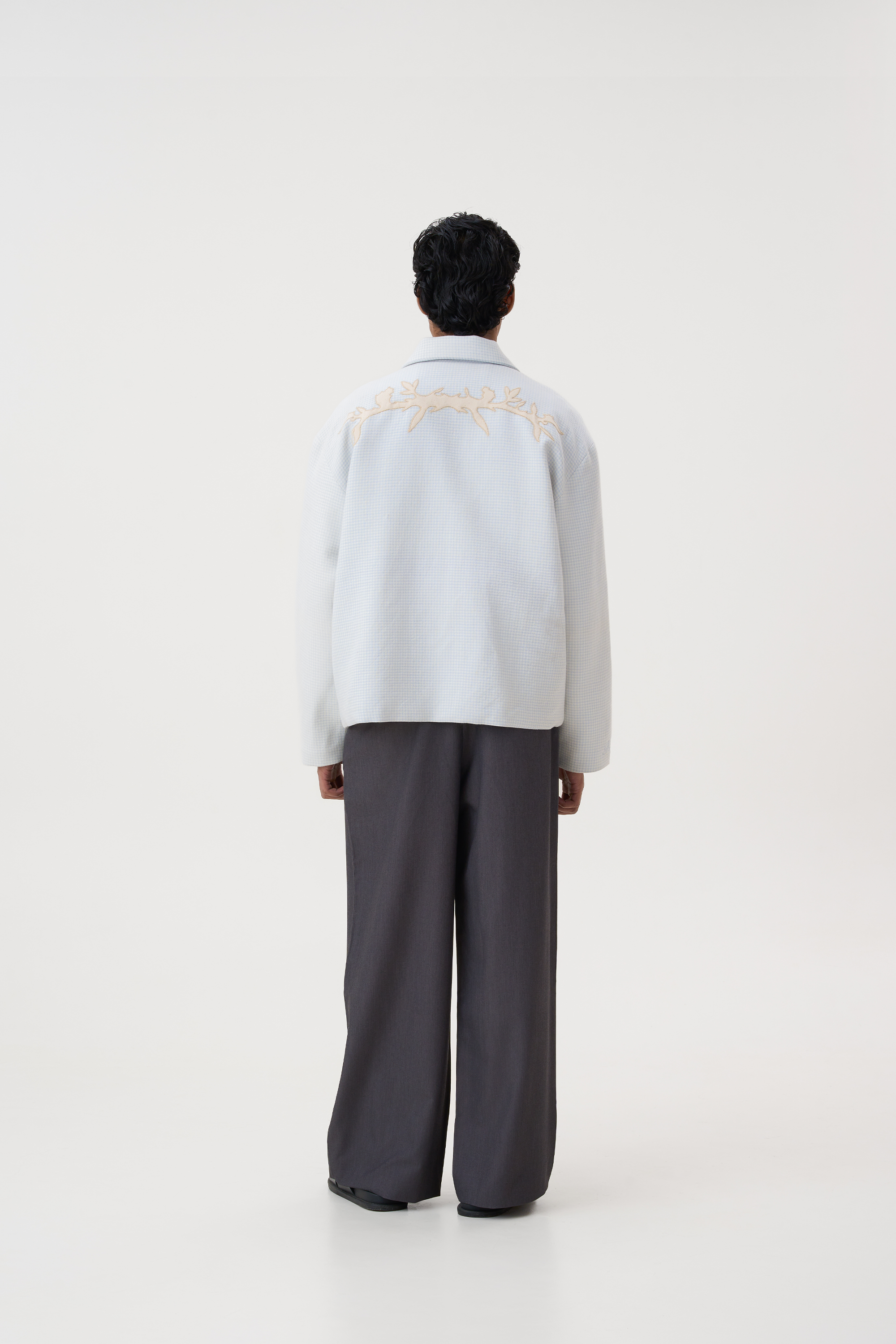 HANDWOVEN WOOL JACKET