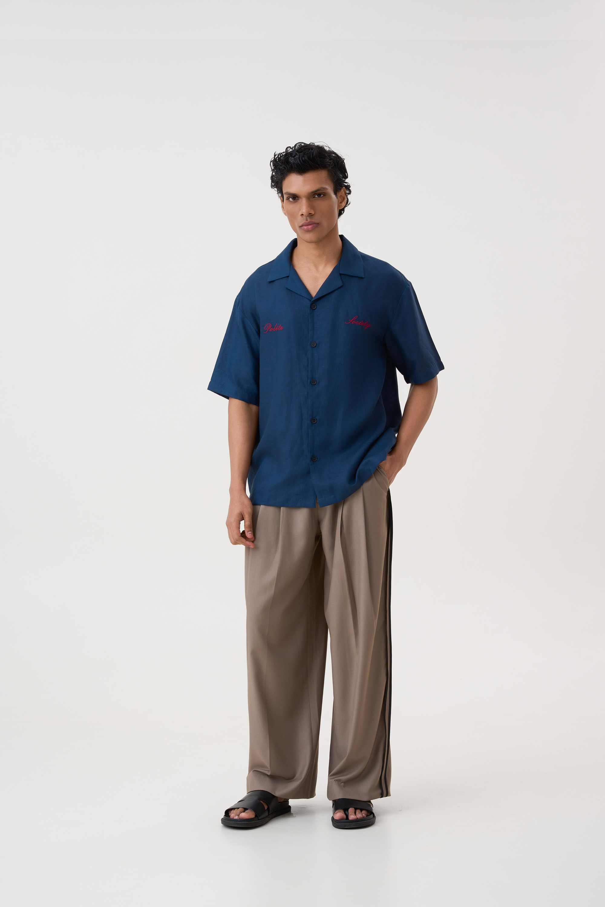 CORE PLEATED TROUSERS