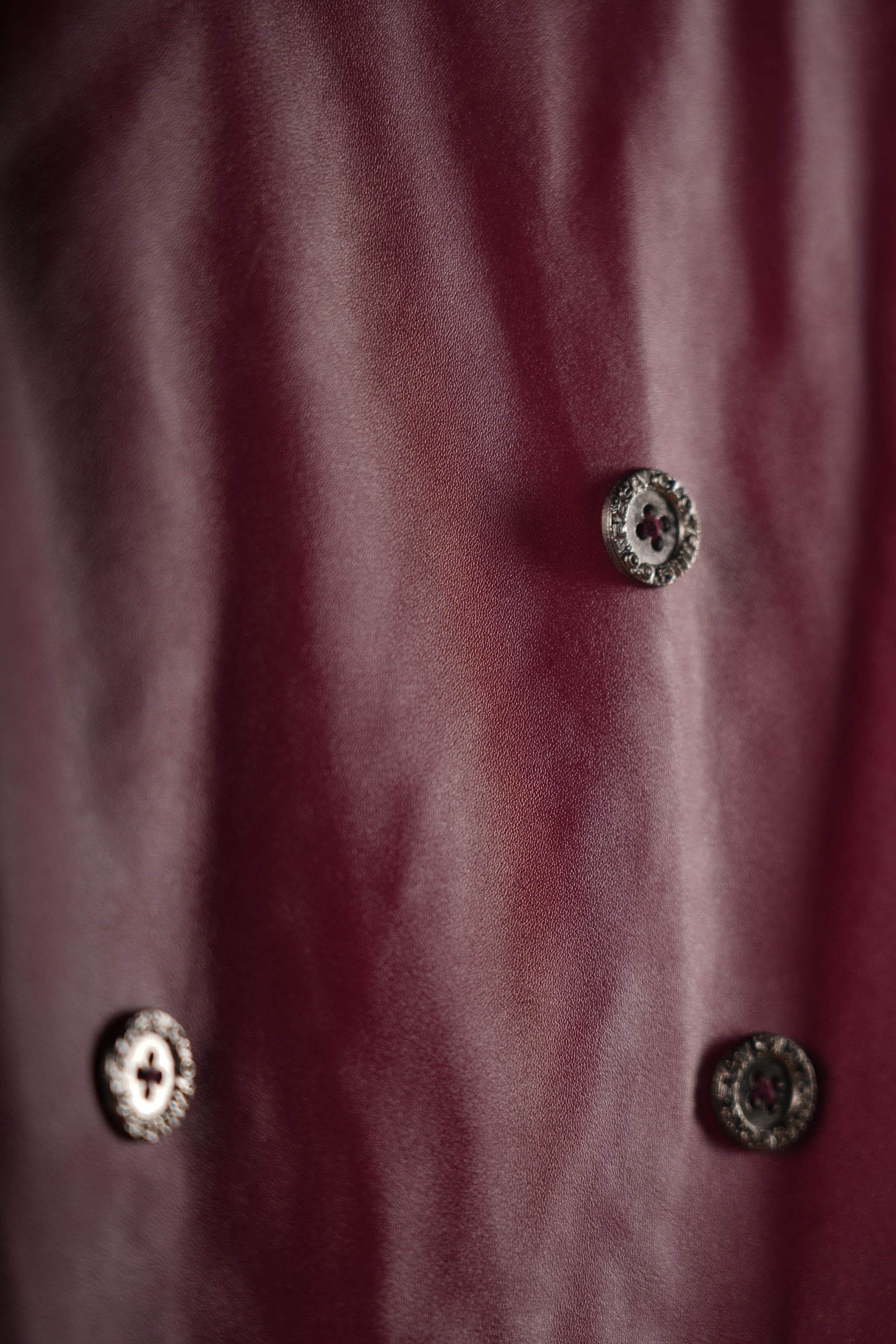 Leather Buttoned Jacket - resaclothing
