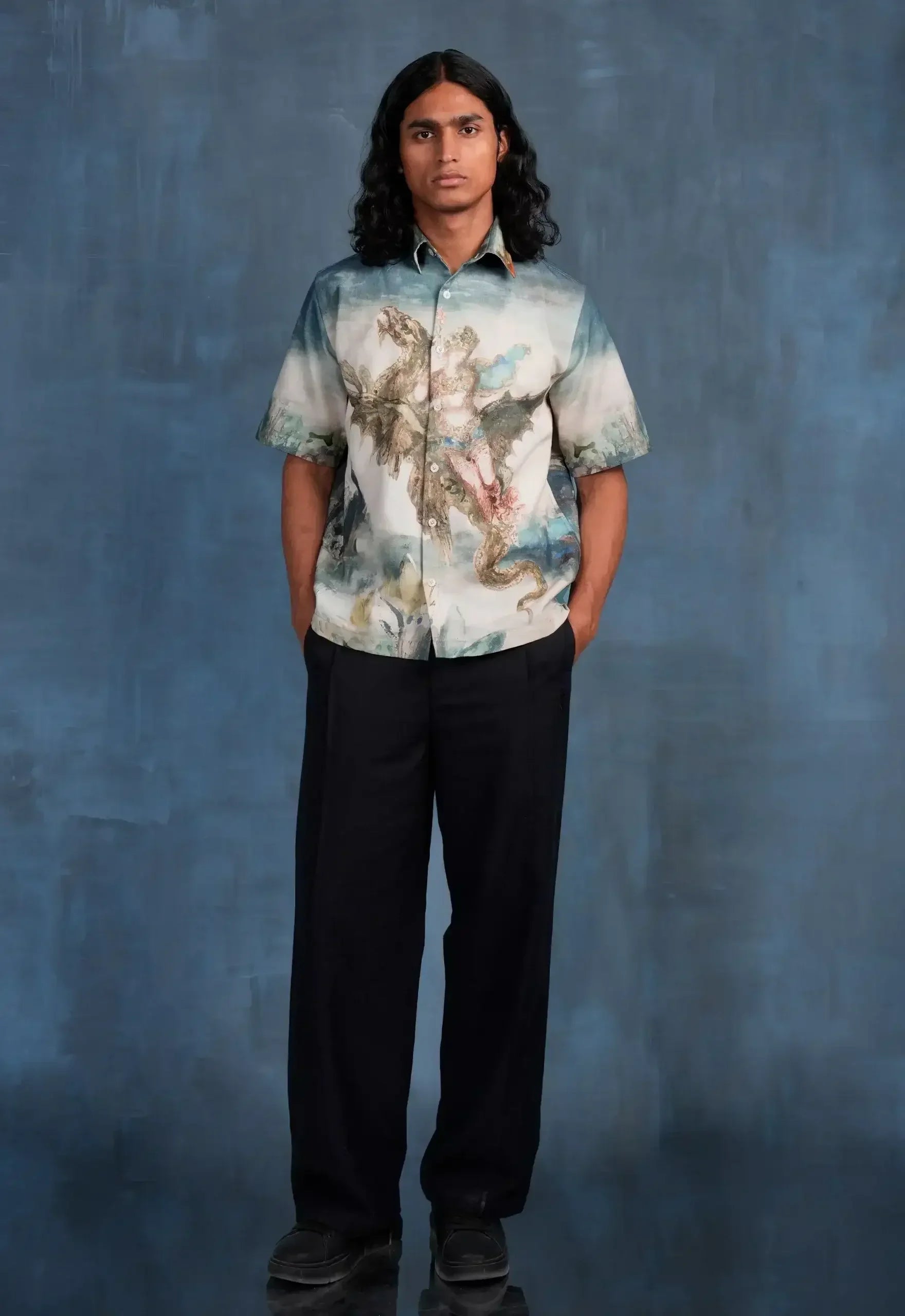 Dream Of The Orient Linen Relaxed Shirt