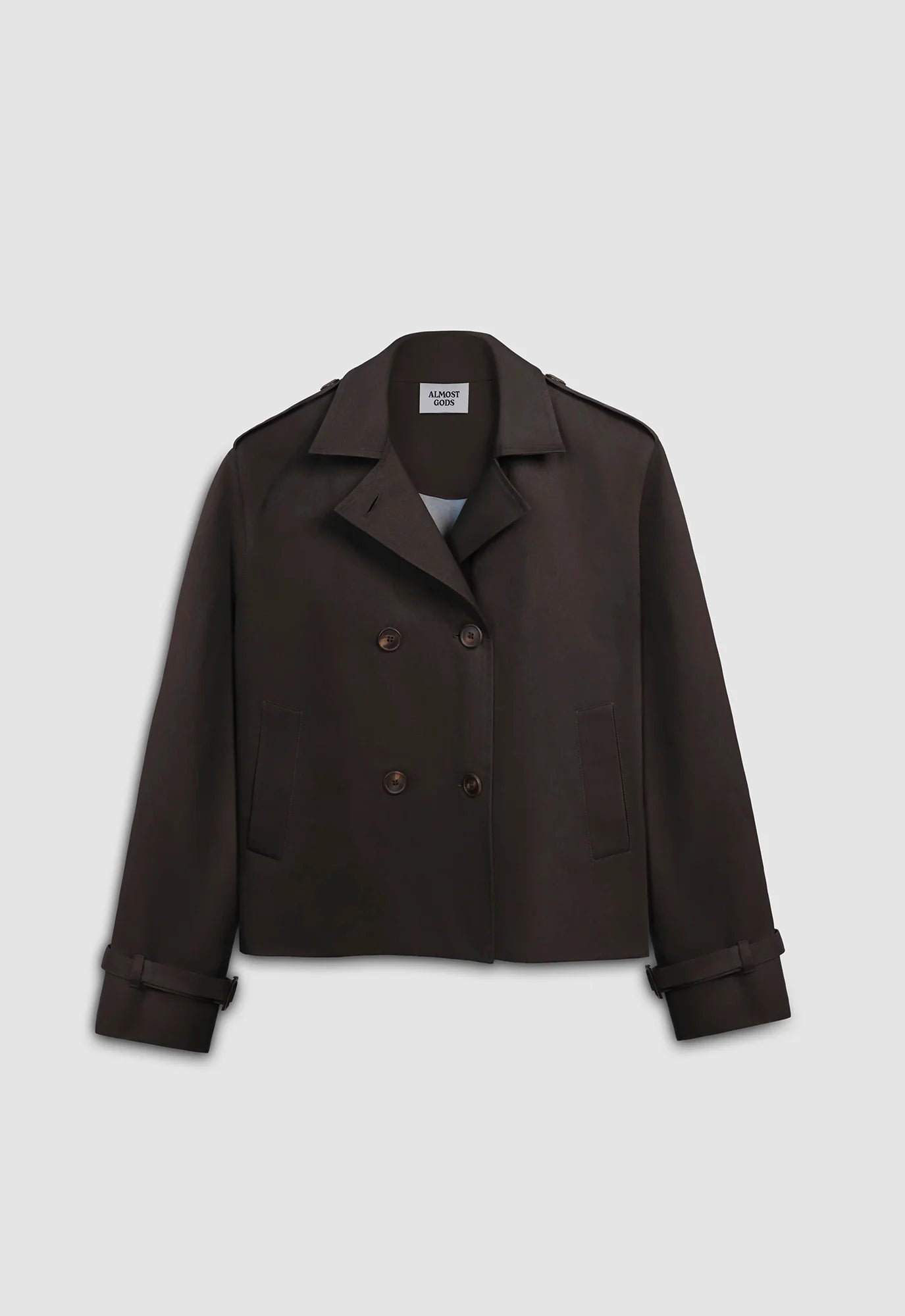 Cropped Trench Coat