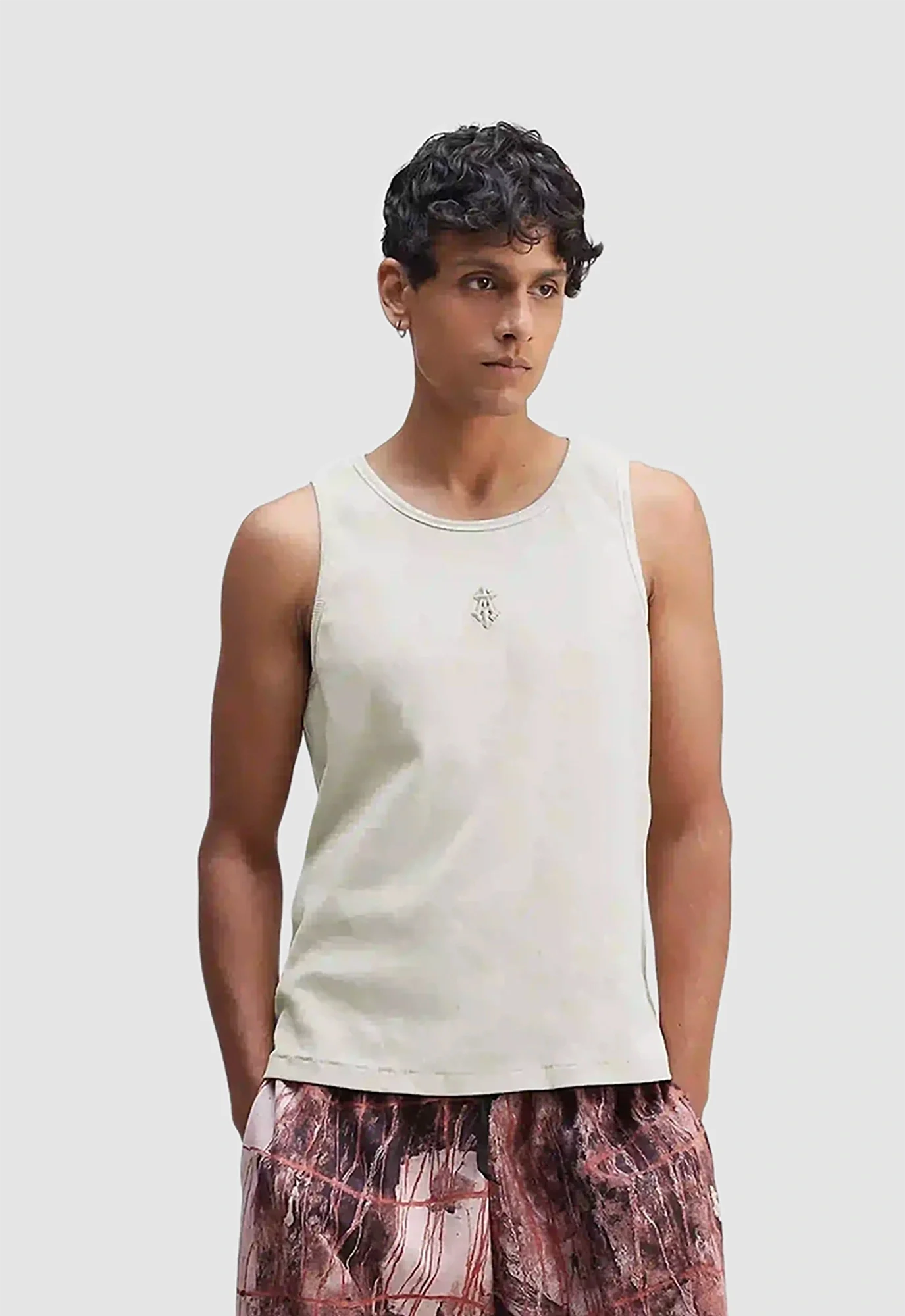 Alpha Cross Ribbed Vest