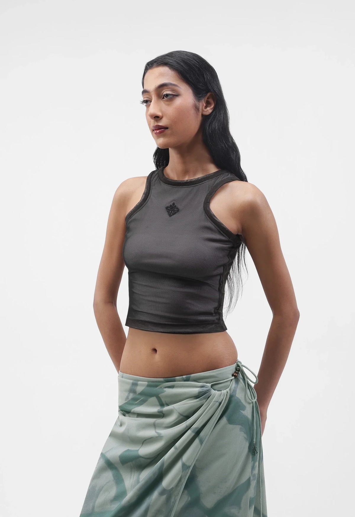 Women's Alpha Cross Washed Relaxed Tee Rust