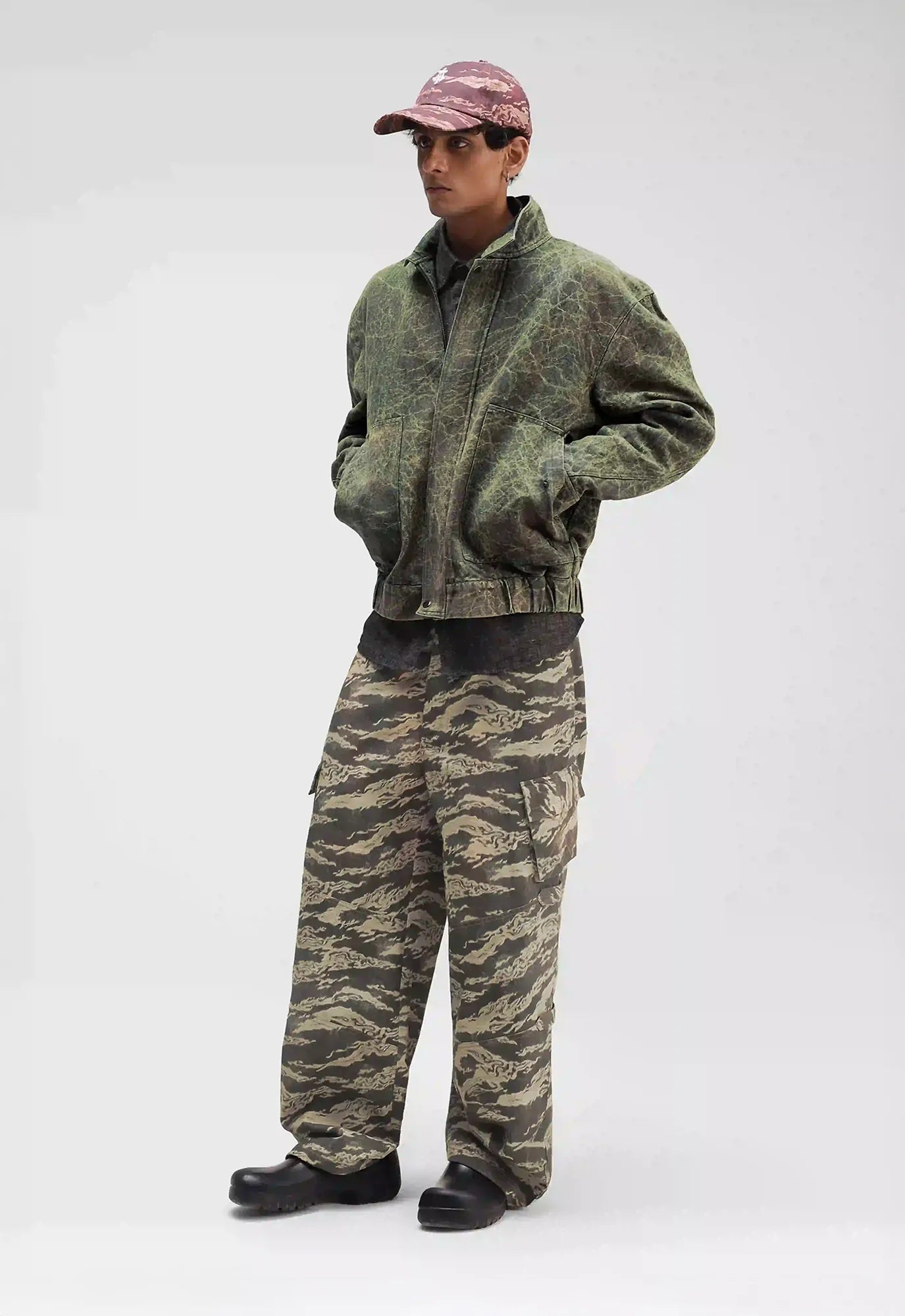 Acid Washed Mechanic Jacket