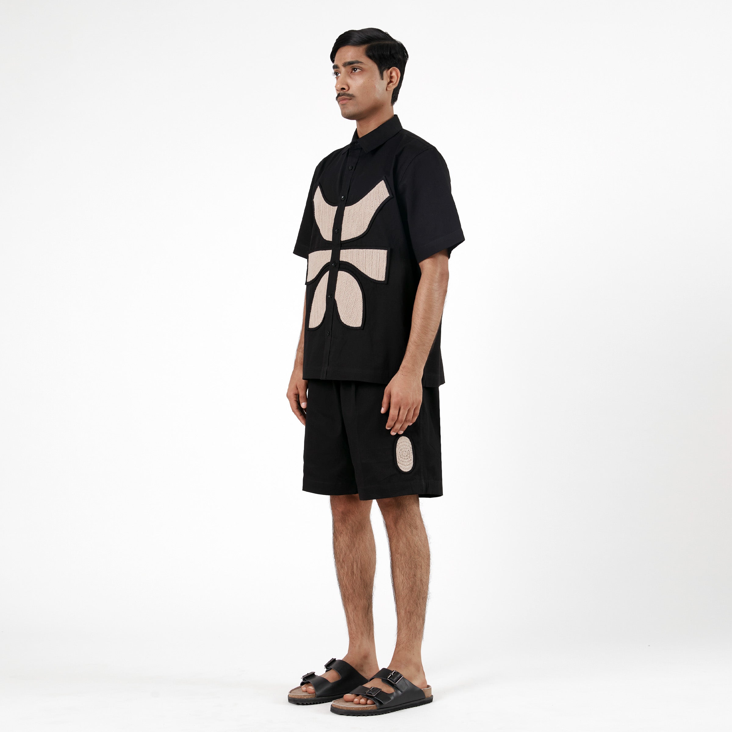 Vertebrae Co-ord Set- Black