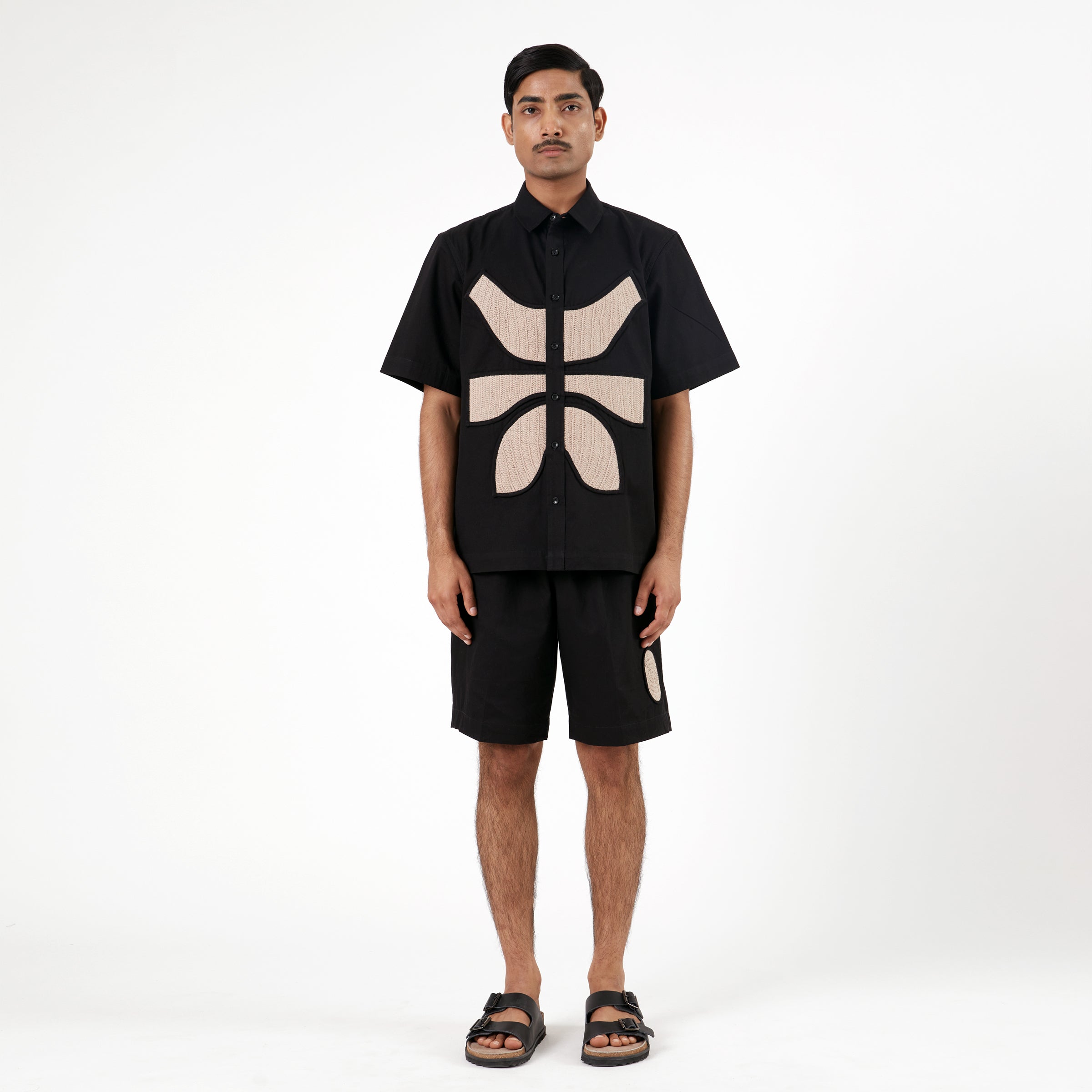 Vertebrae Co-ord Set- Black