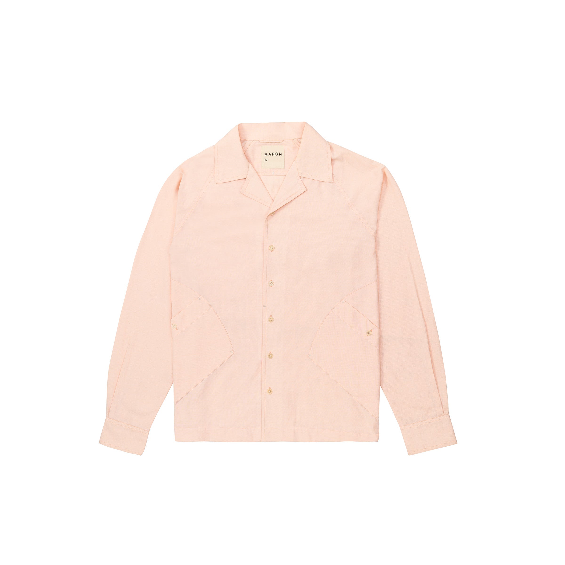 Regiment Raglan Sleeve Shirt- Salmon