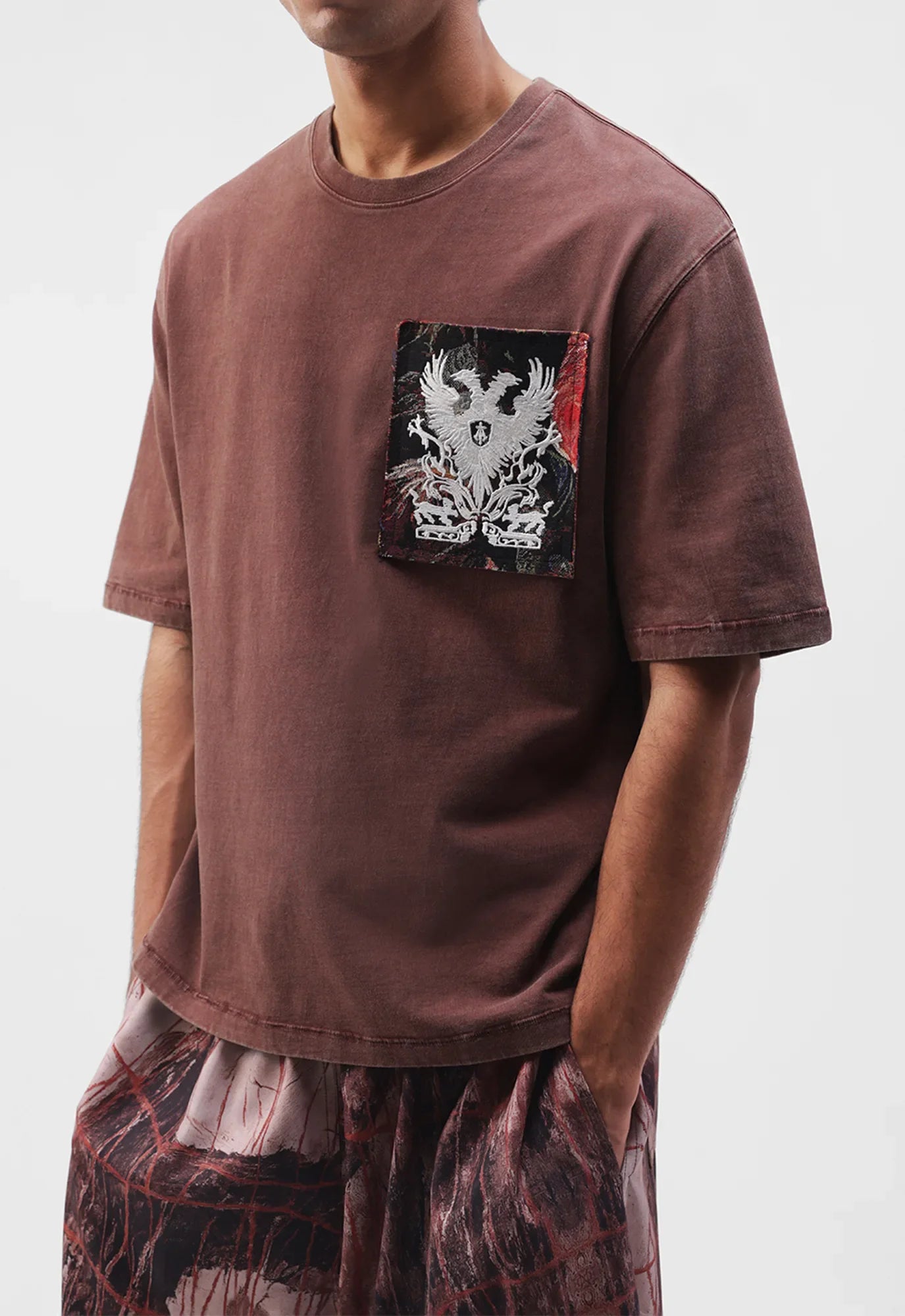 Templar Jacquard Boxy Tee