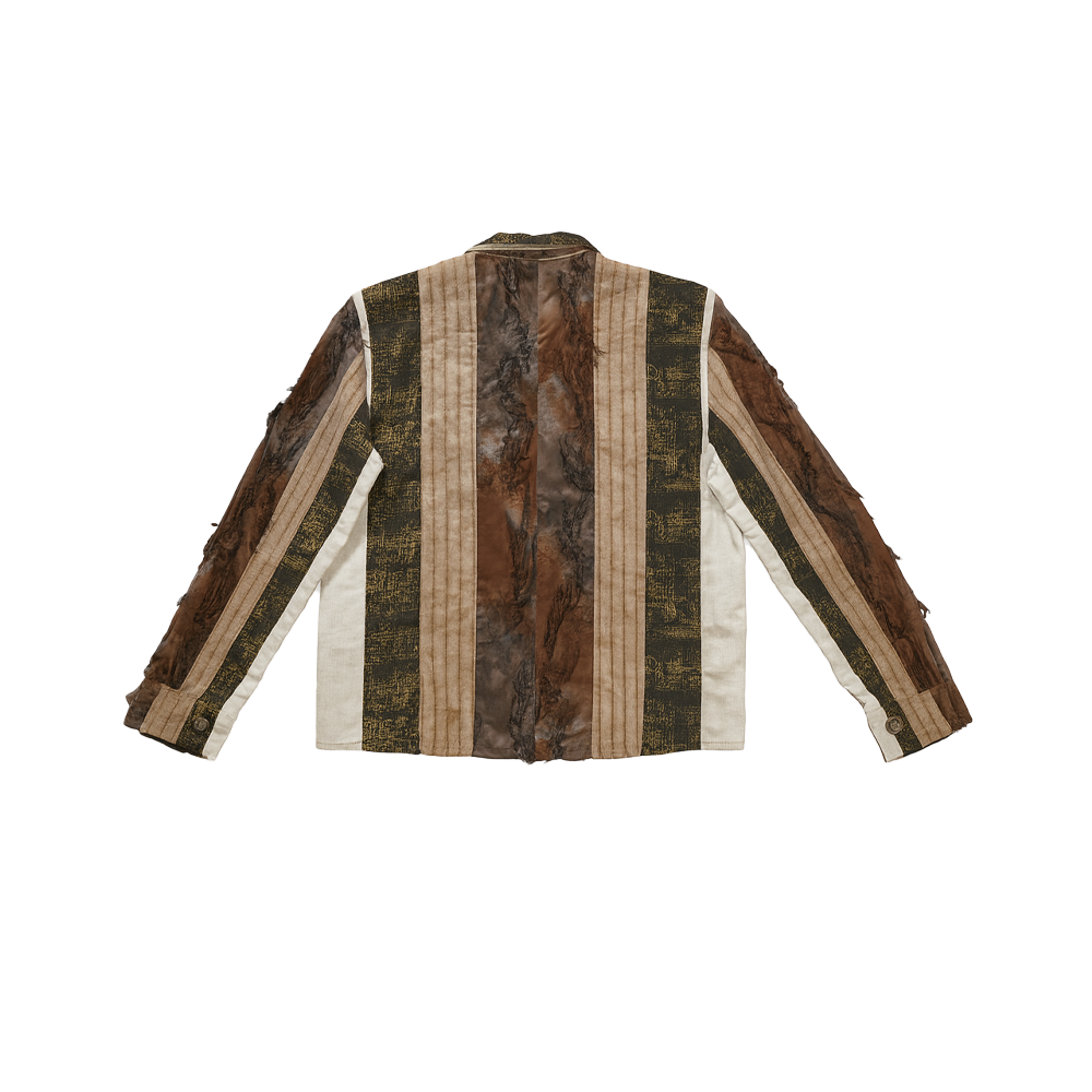 Brown Chaar Palla Shirt