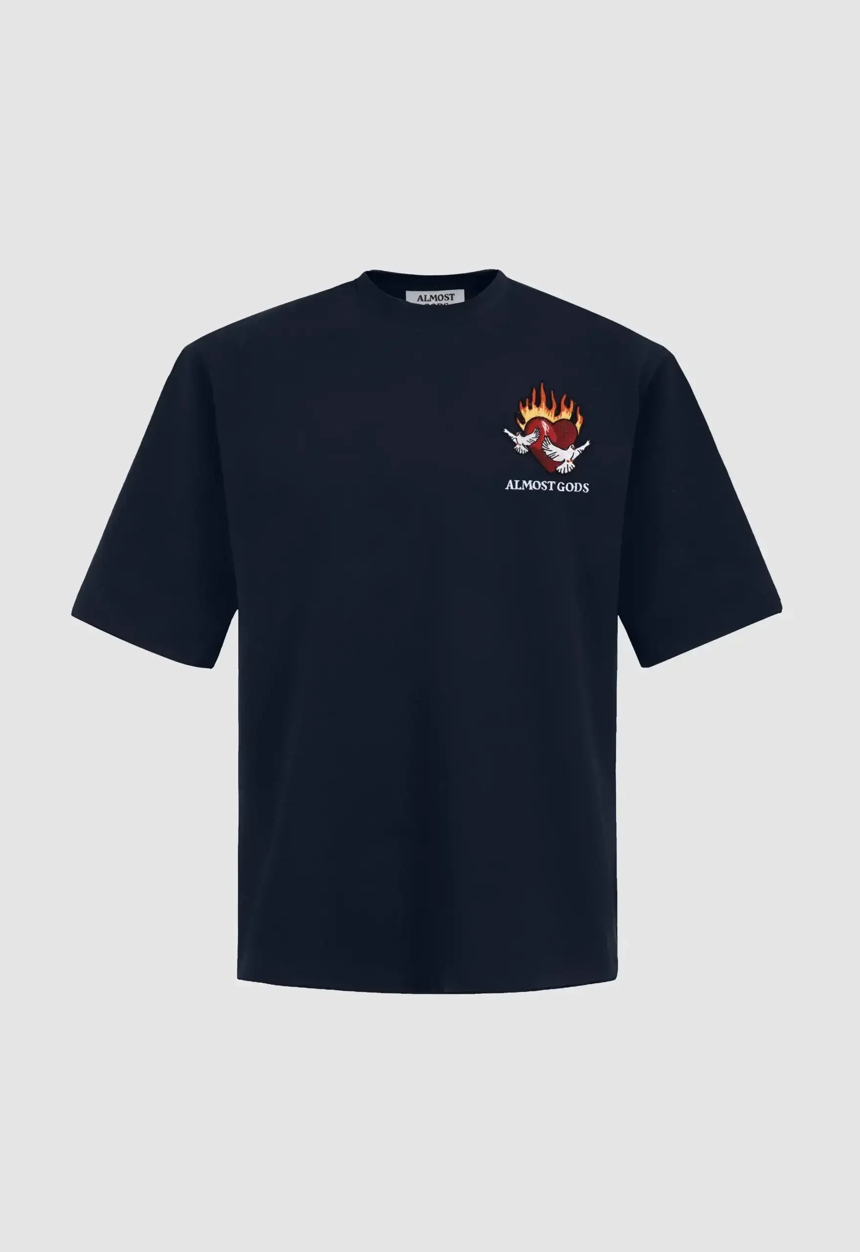 Burning Heart Boxy Tee