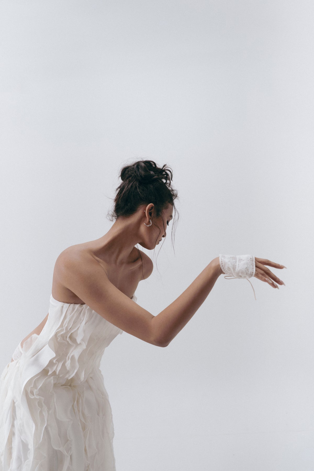 Restrained Dress — White