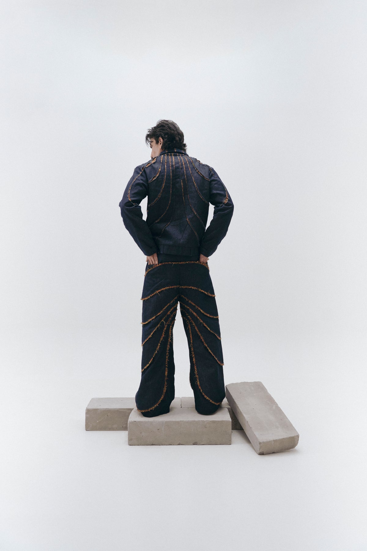 Denim Basketball Pants