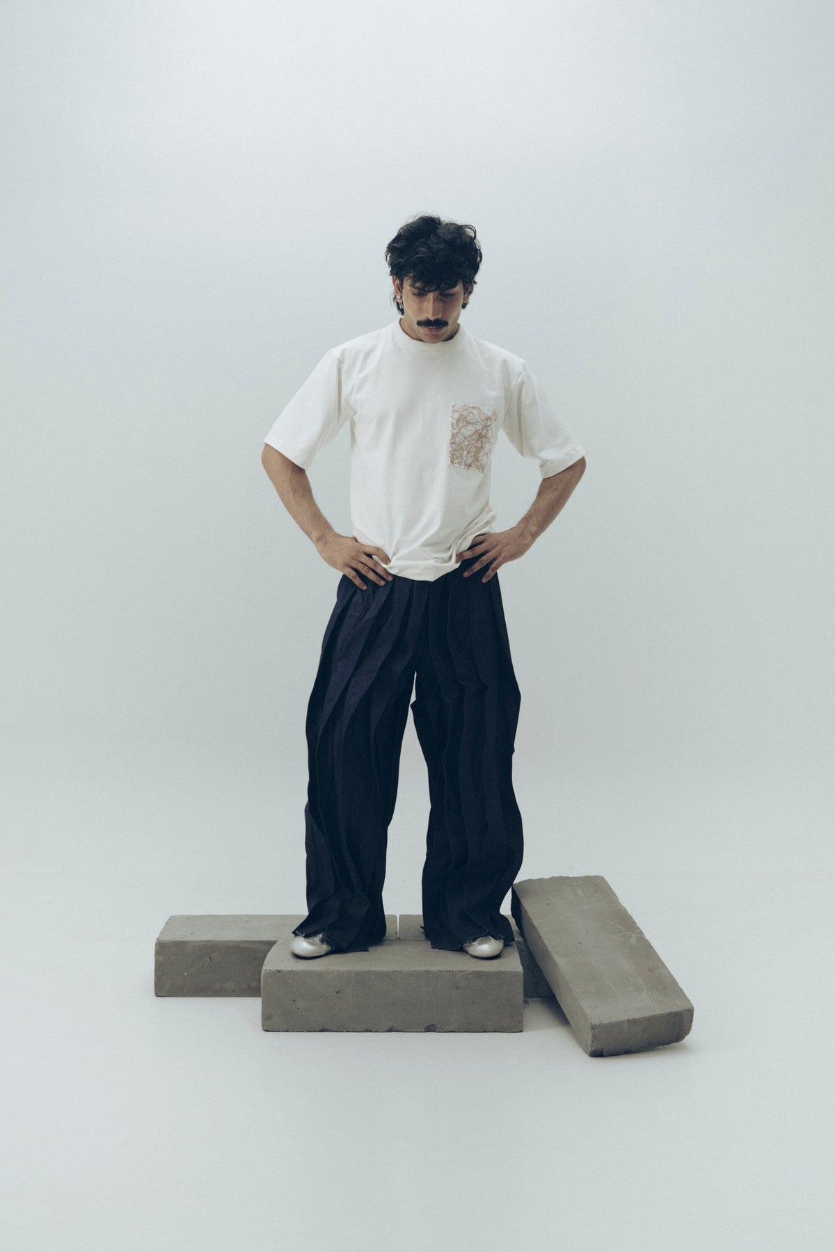 Denim Dhoti Pants