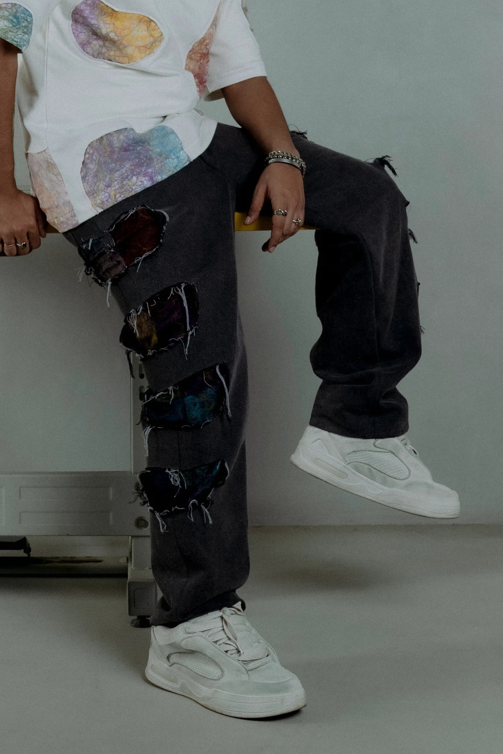 PATCHY DENIM PANT