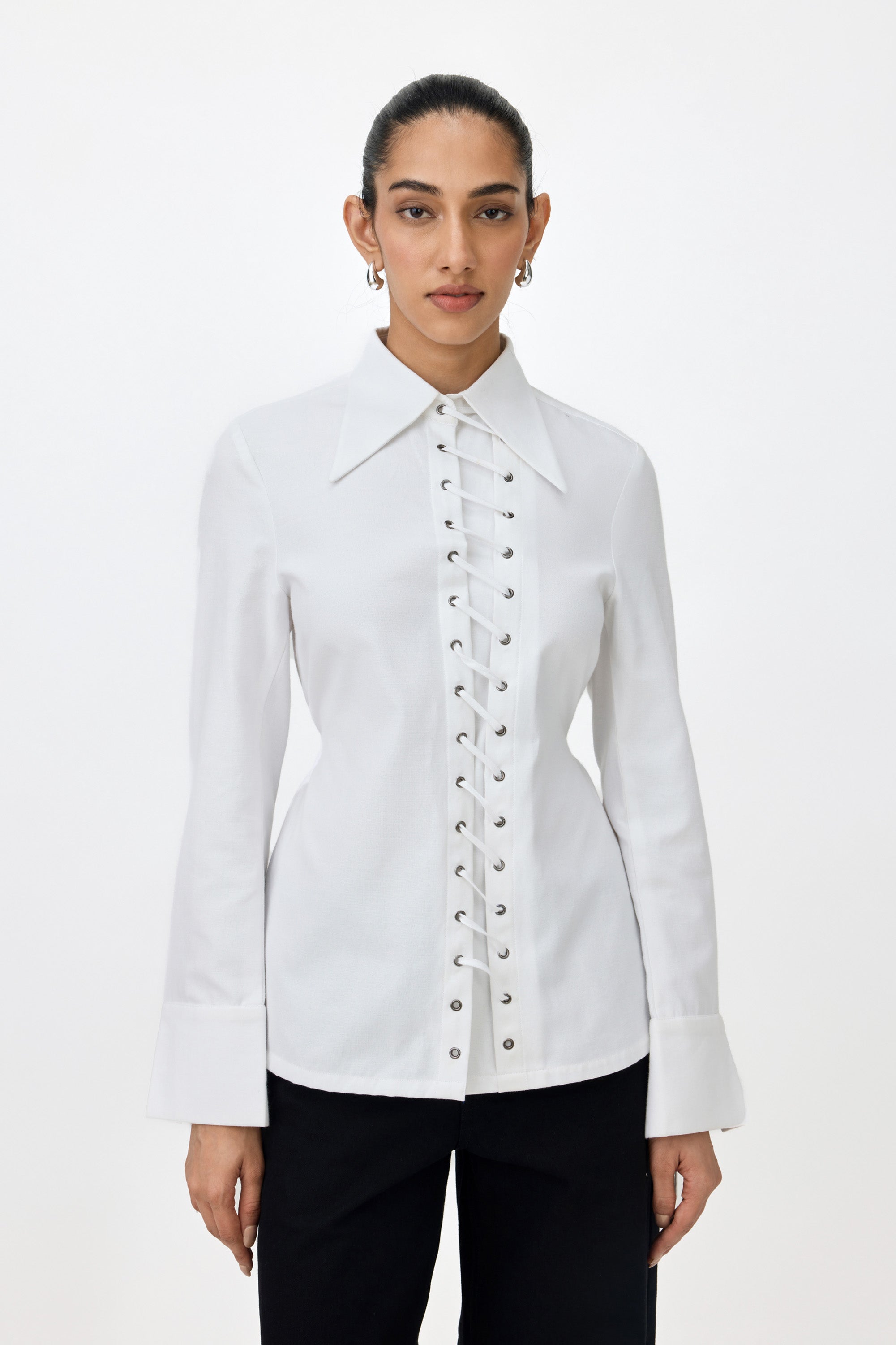 ROMY EYELET SHIRT