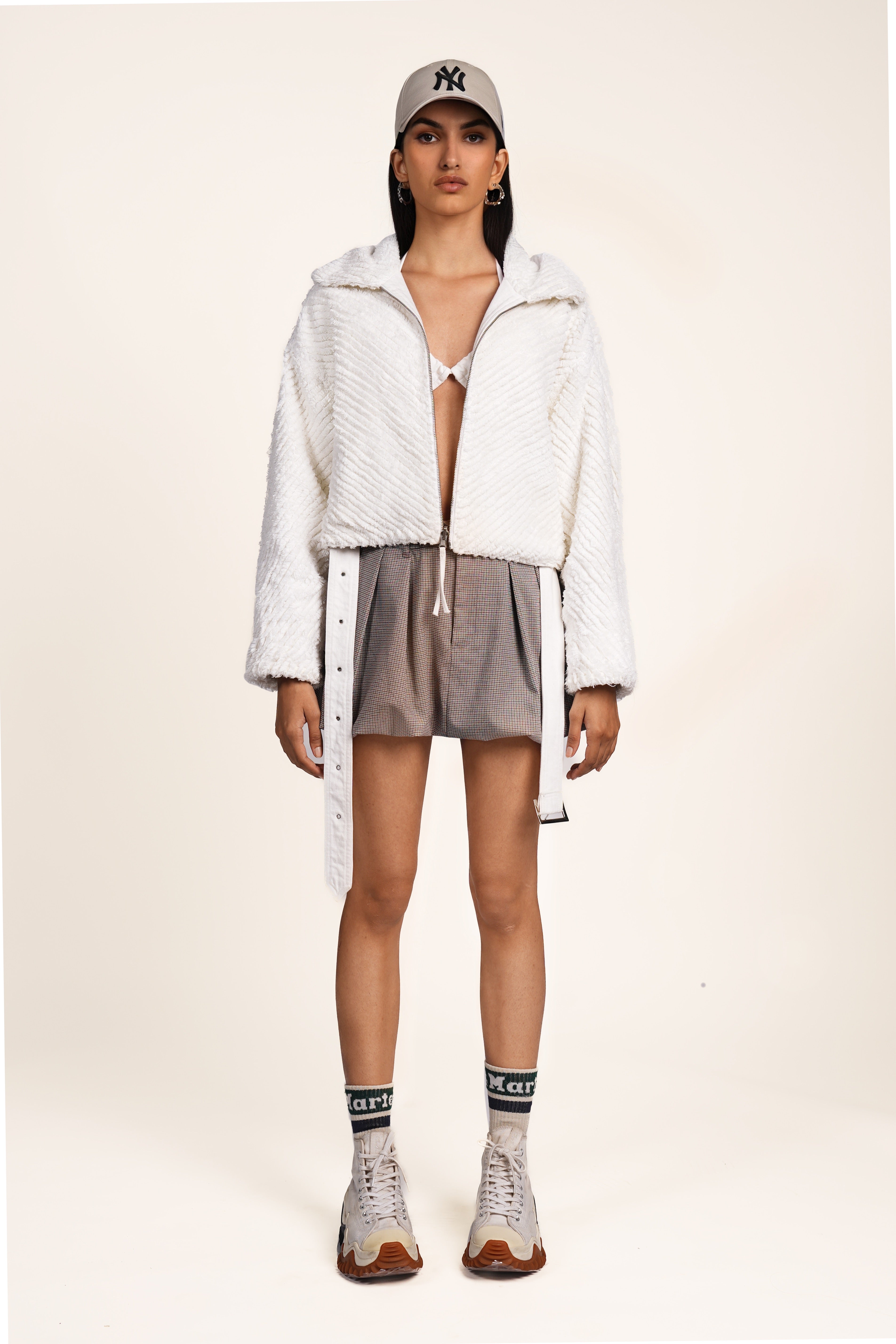AVIATOR JACKET- WHITE