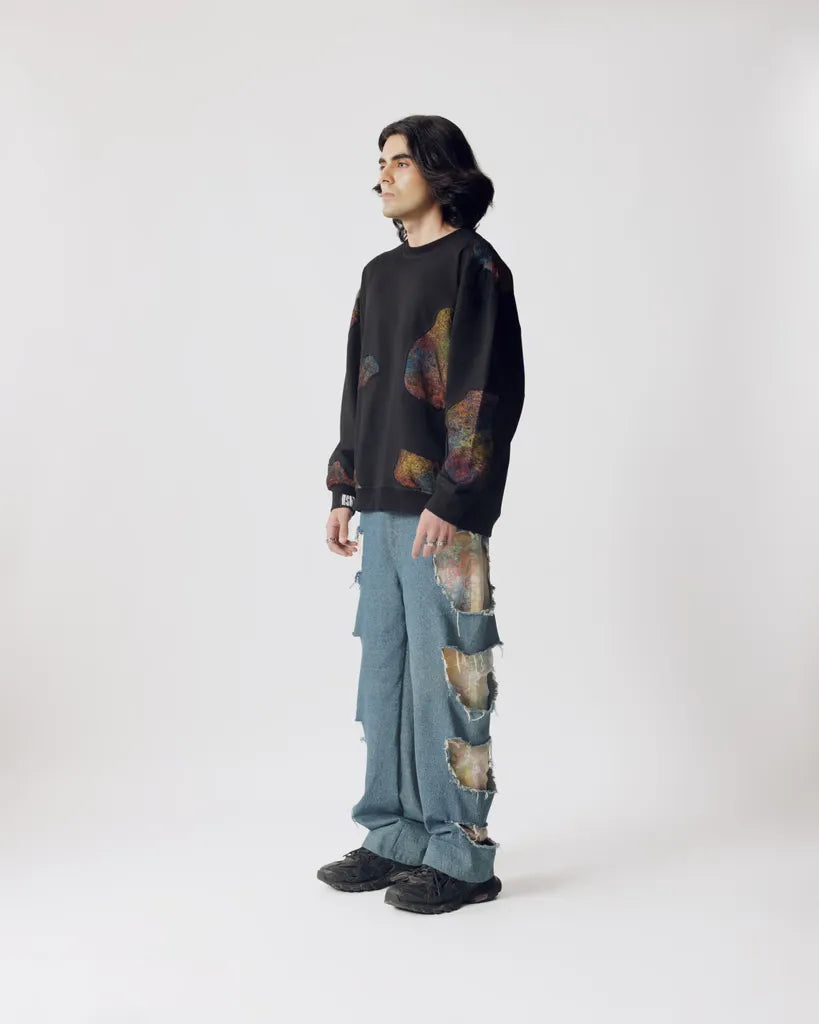 PATCHY DENIM PANT
