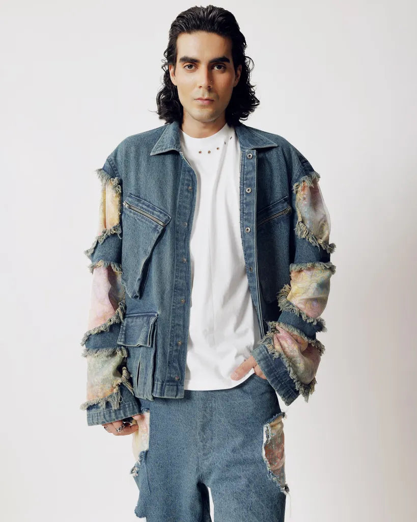 PATCHY DENIM JACKET