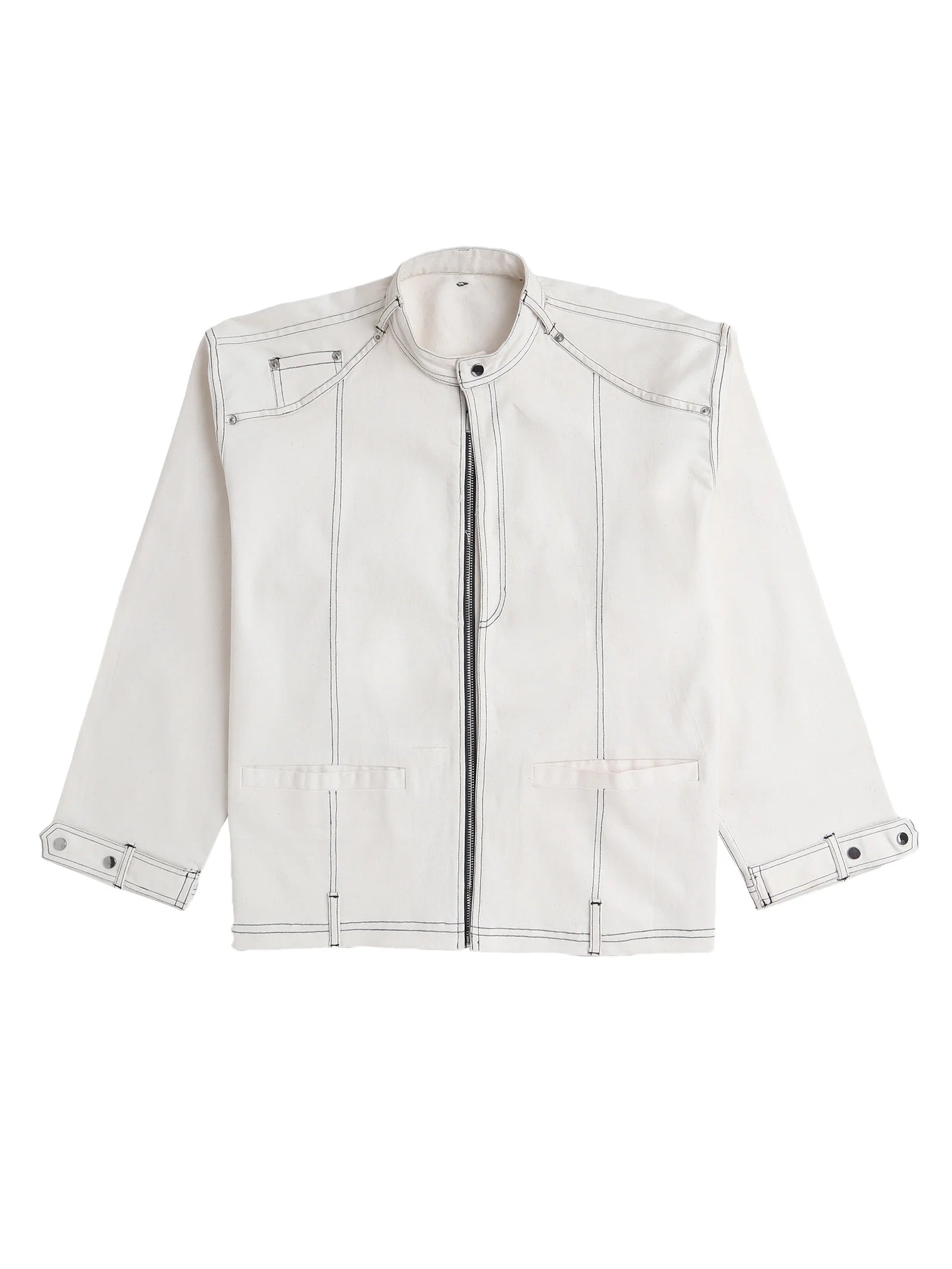 Denim Biker Jacket