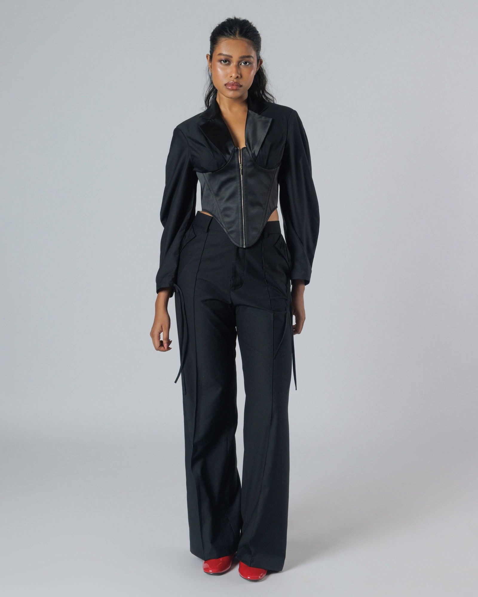 JAWDROP TUXEDO TOP - Polite Society