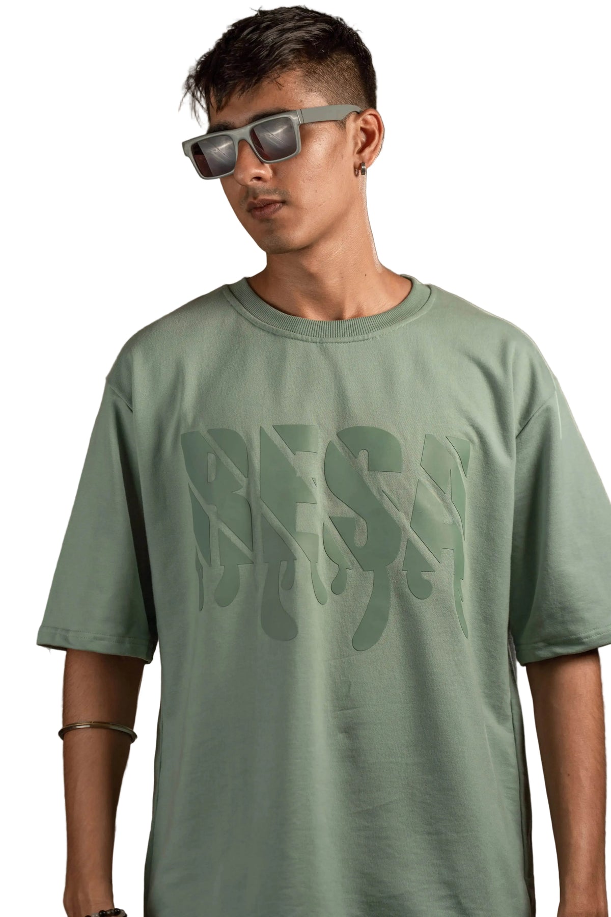 Pista Green Solids Tee - resaclothing
