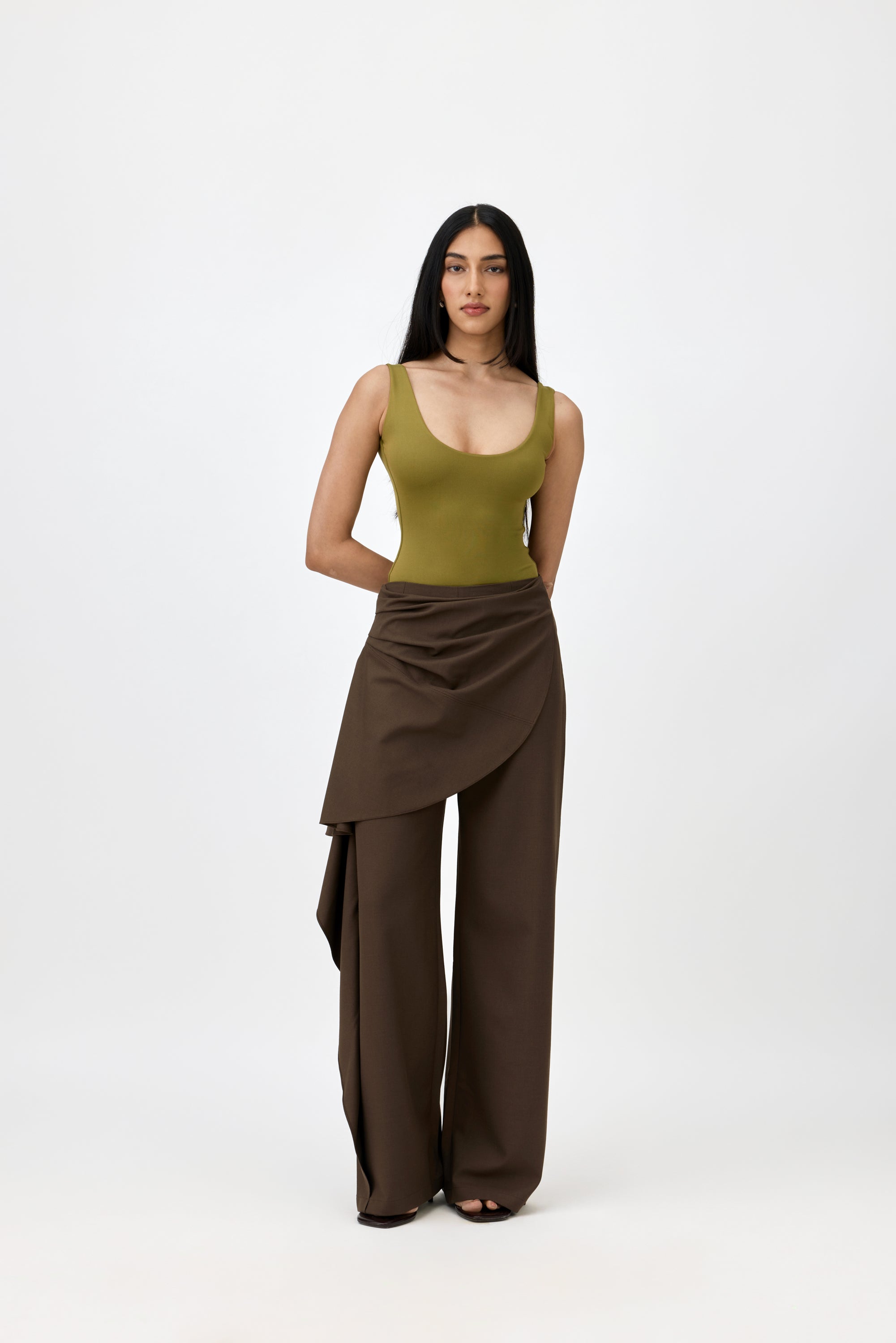 DRAPED TROUSERS