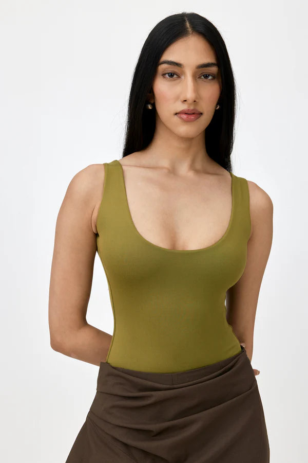 ELA PLUNGE NECK BODYSUIT