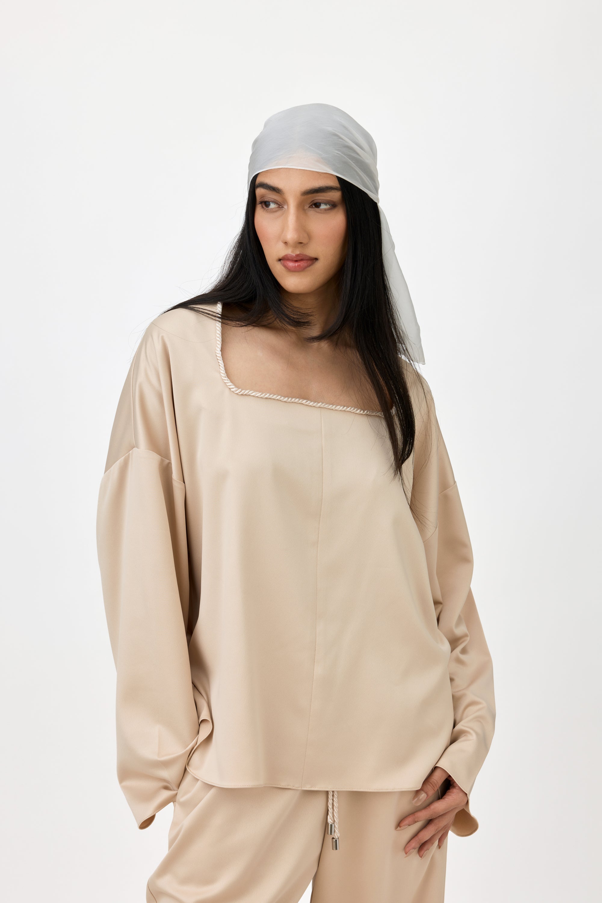 ANITA SATIN TOP