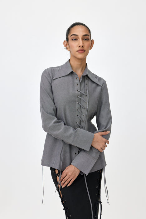 ROMY EYELET SHIRT