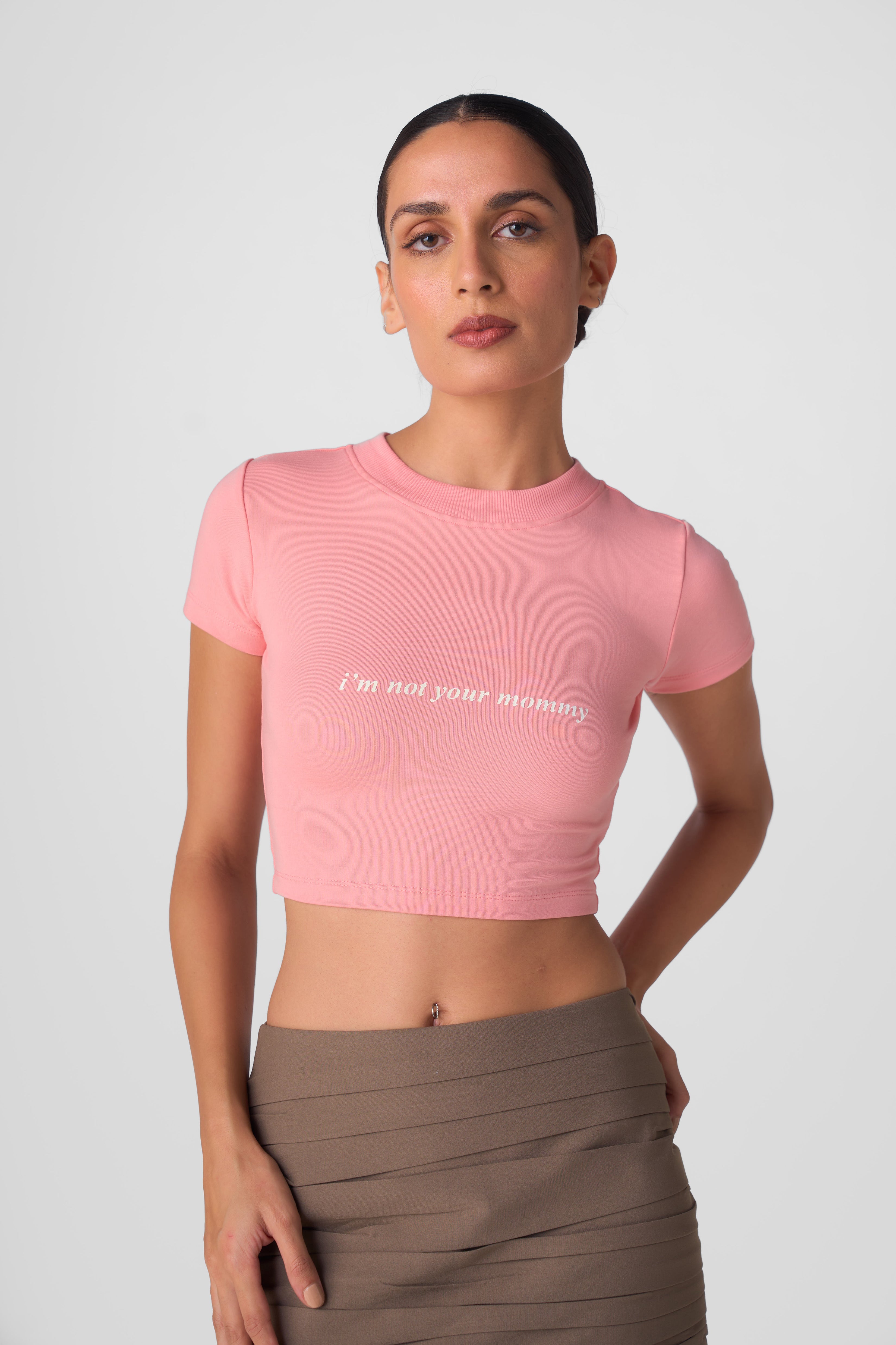 NOT YOUR MOM BABY TEE