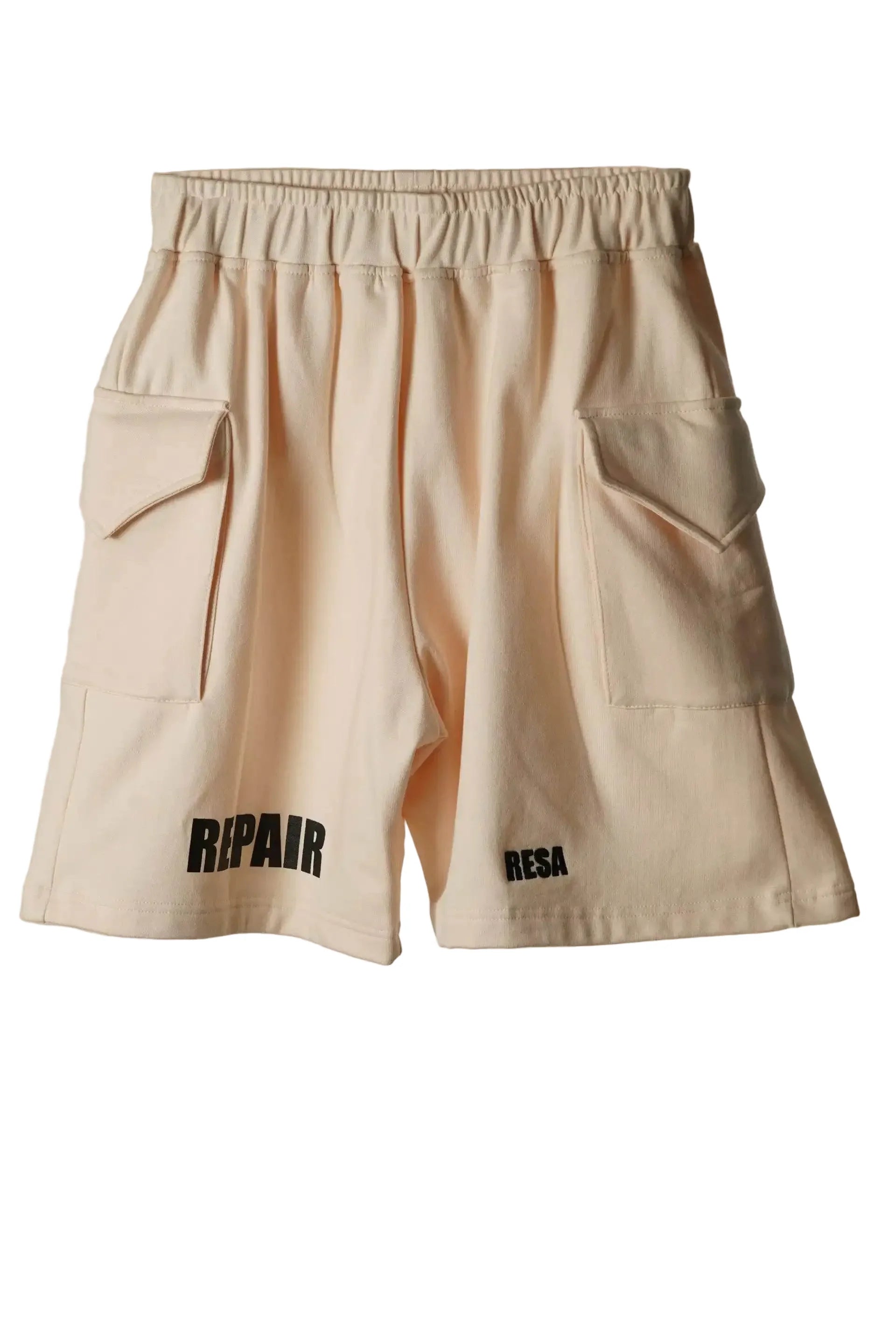 Repair Shorts Cream - resaclothing