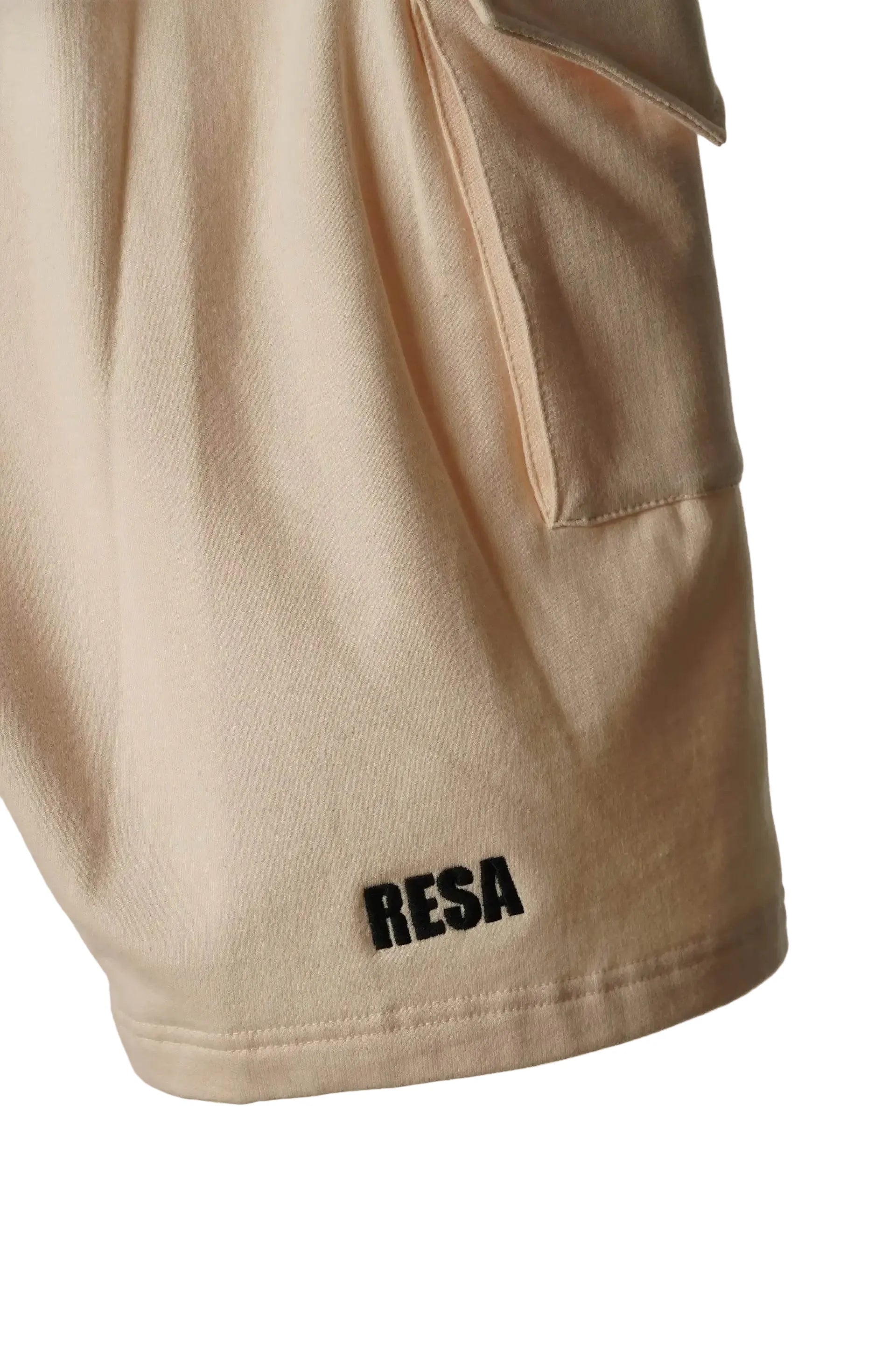 Repair Shorts Cream - resaclothing