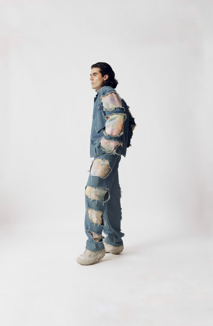 PATCHY DENIM PANT