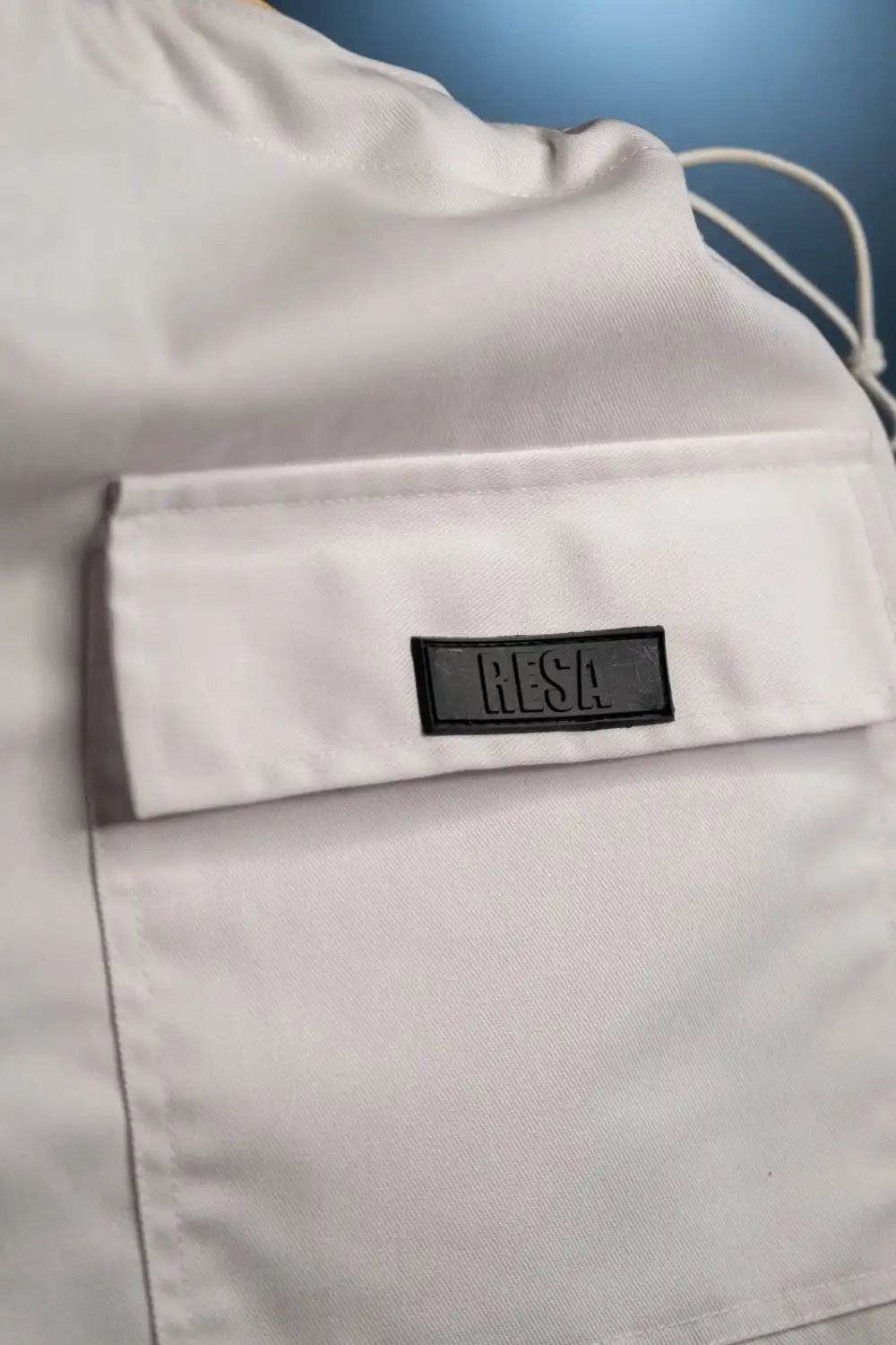 White Parachute Pants - resaclothing