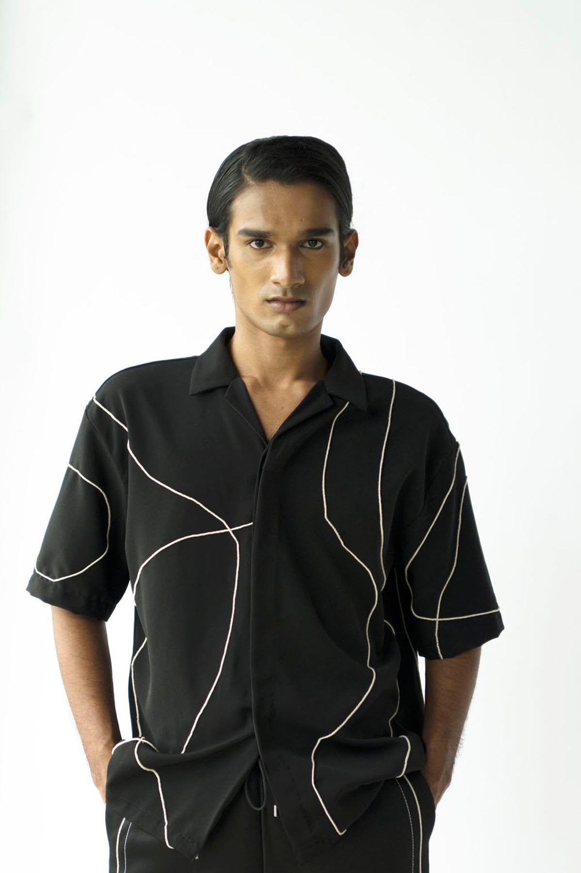 Corded Shirt/Black