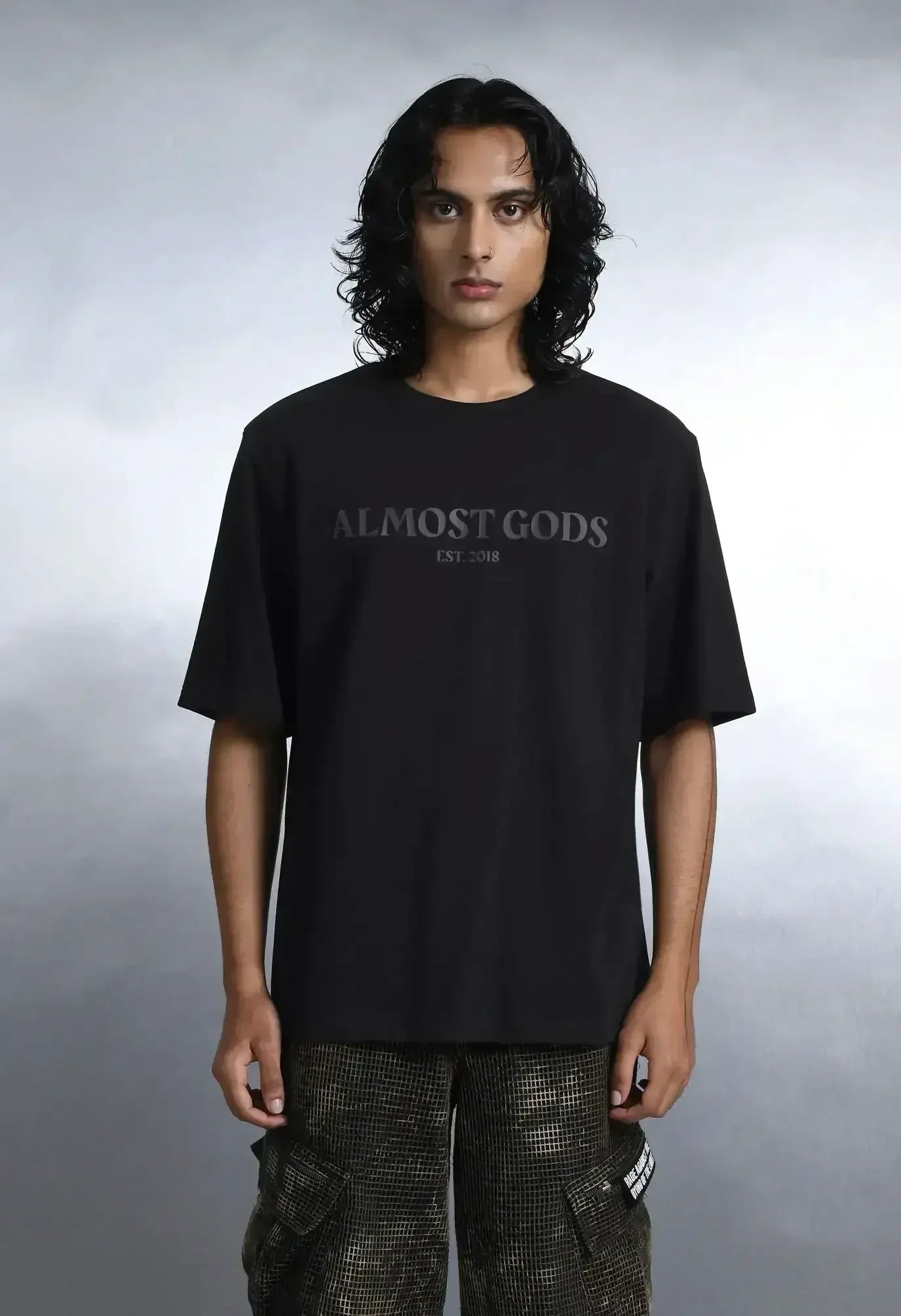 Est. 2018 Relaxed Tee In Black