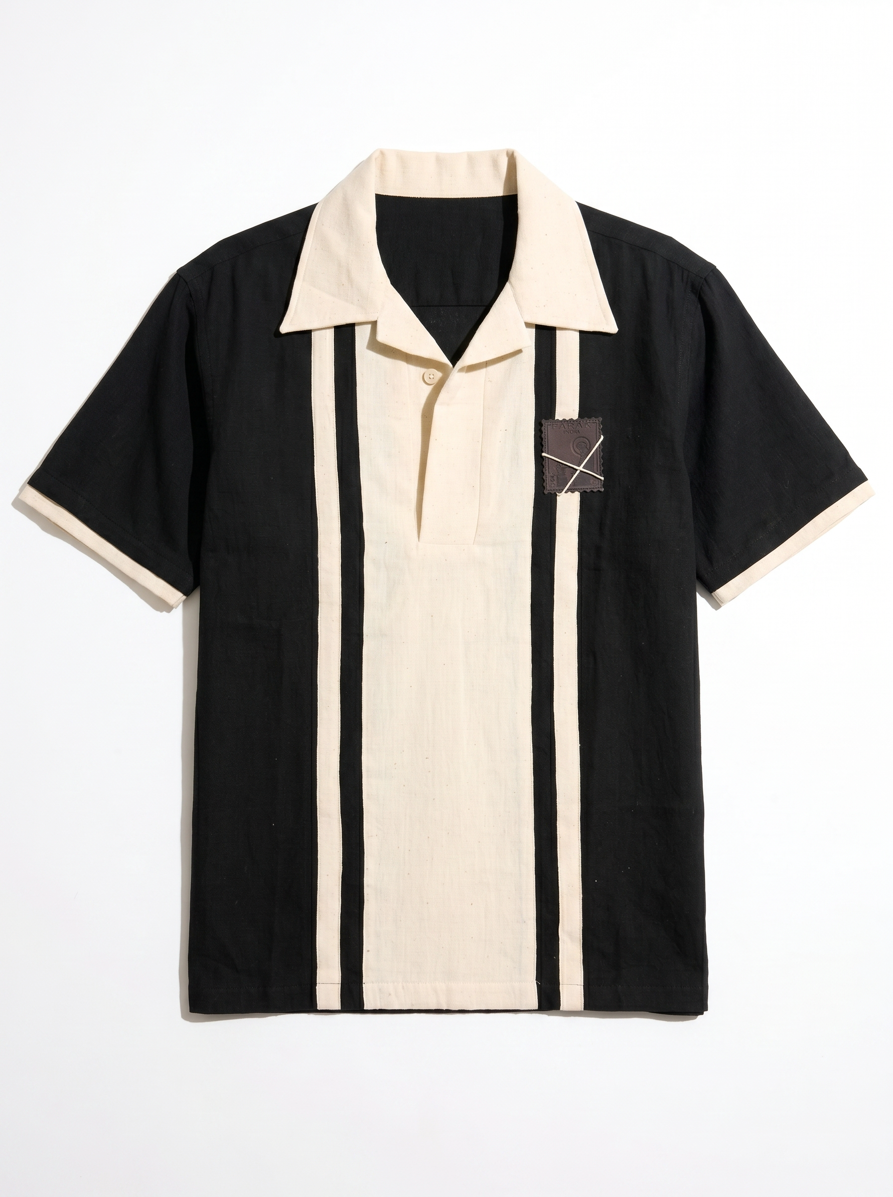 Stripe Black Polo Shirt