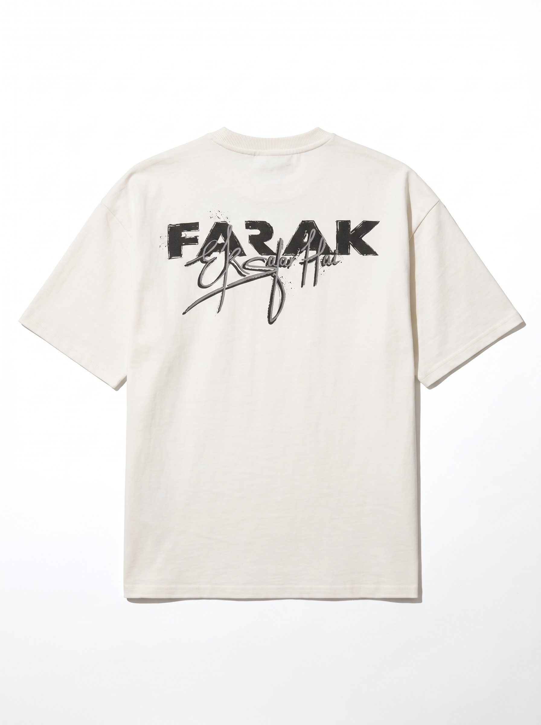 Farak Ek Safar White T-Shirt