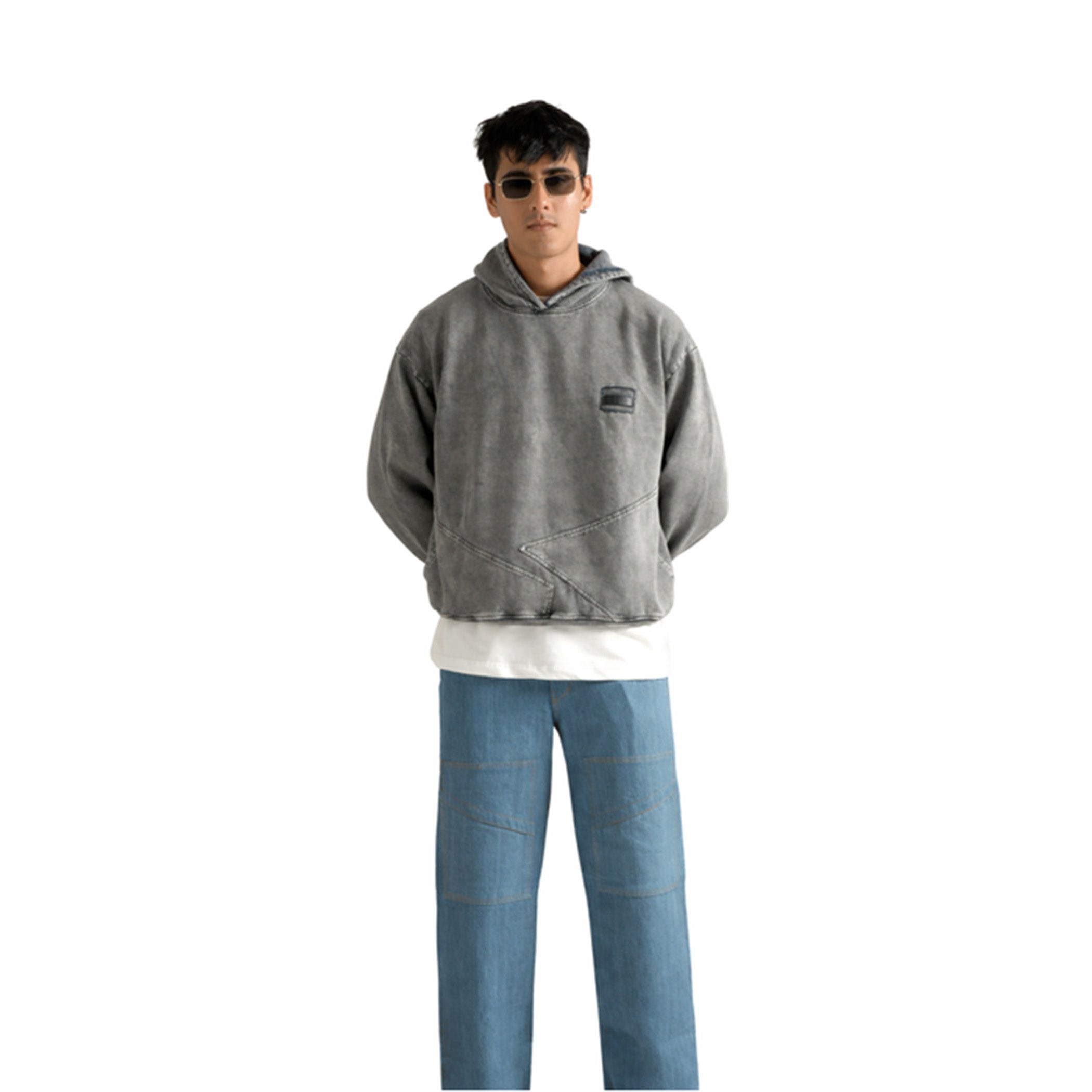 Keeping It Together : Cropped Hoodie + White Solids