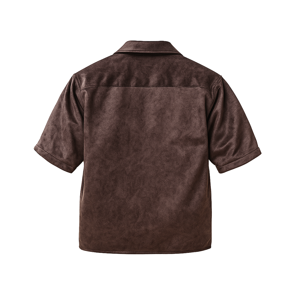 Suede Bowling Shirt
