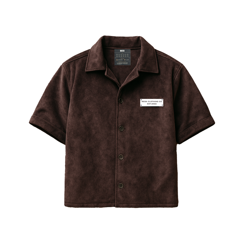 Suede Bowling Shirt