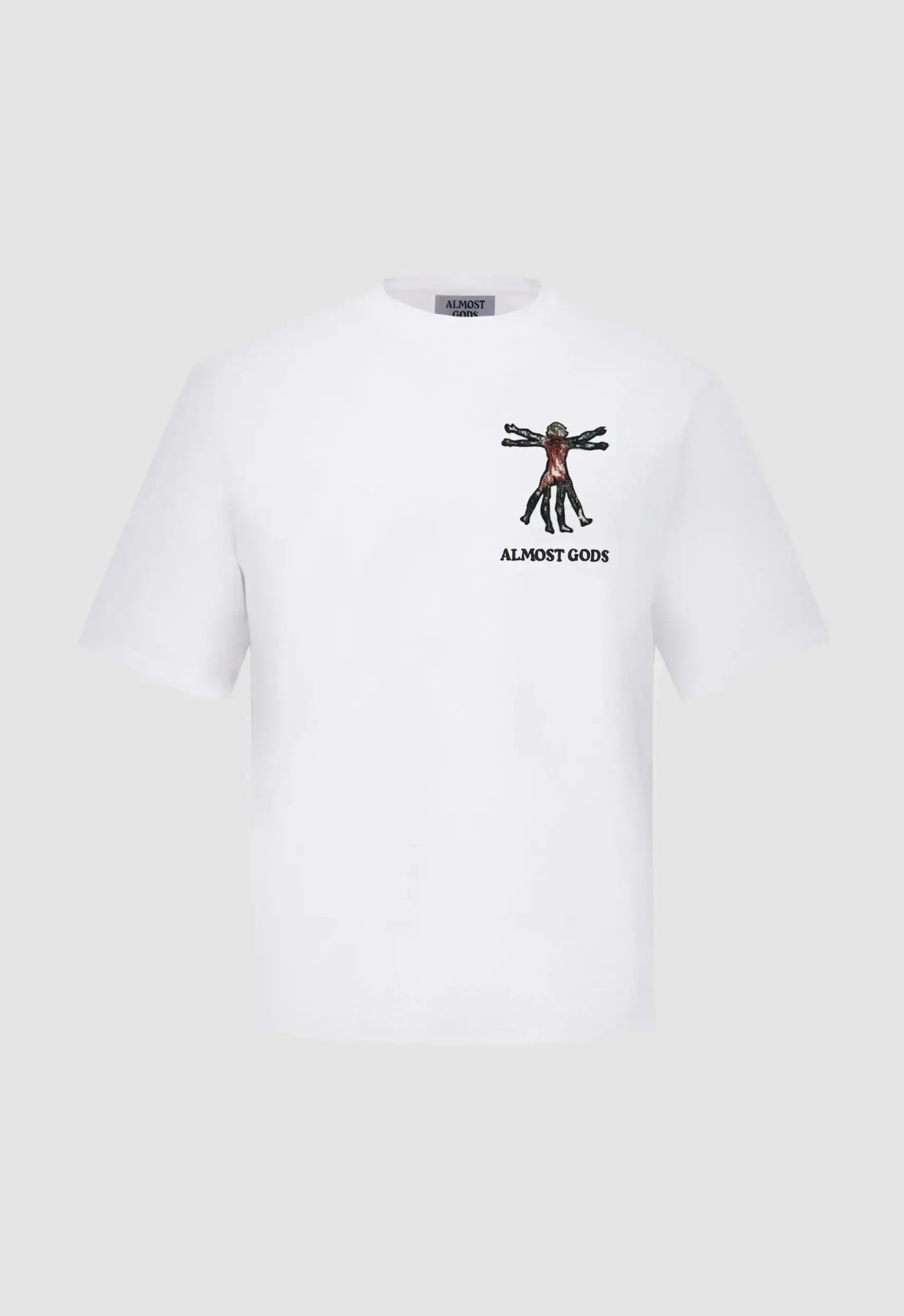 Ventruvian Jacquard Boxy Tee in White
