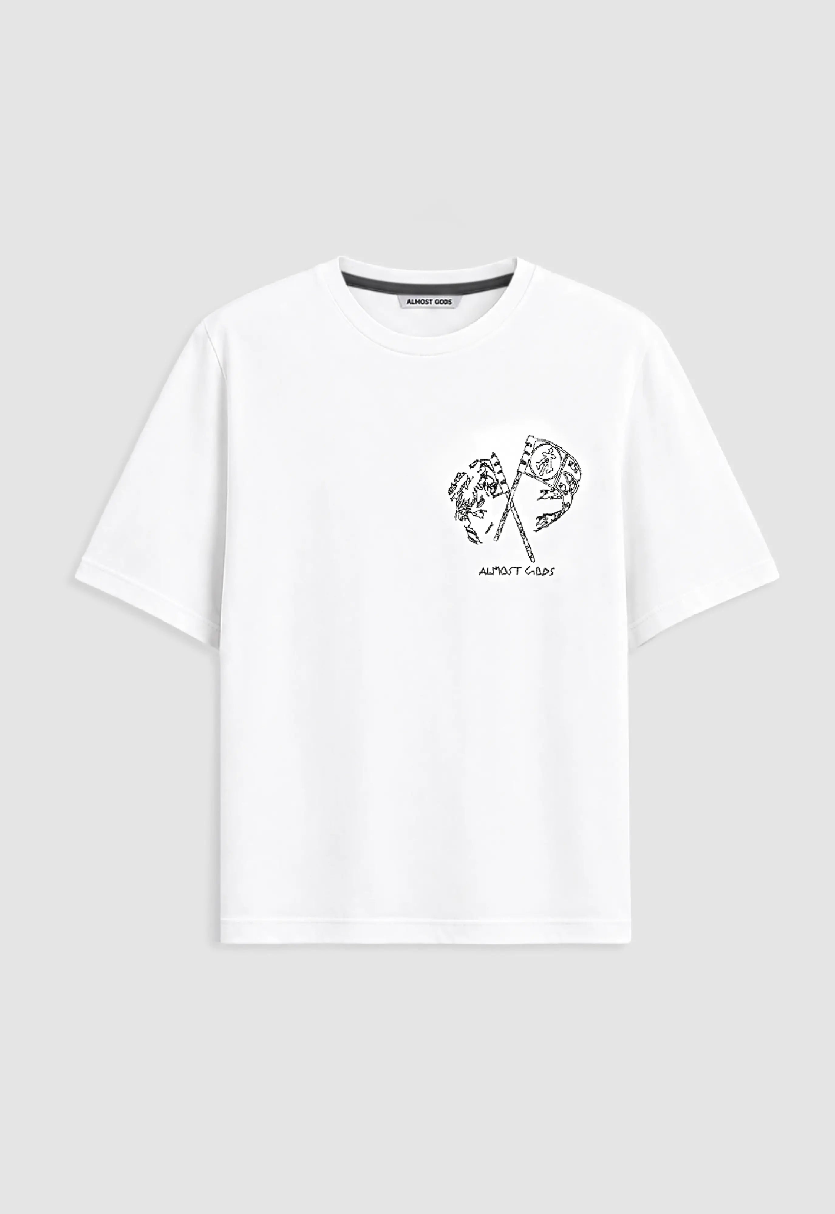 Embroidered Flag Relaxed Tee